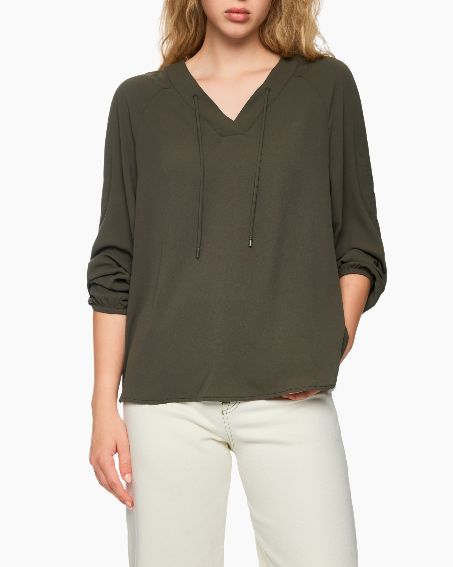 Blouse Zs 51.10 W41 Donker Groen