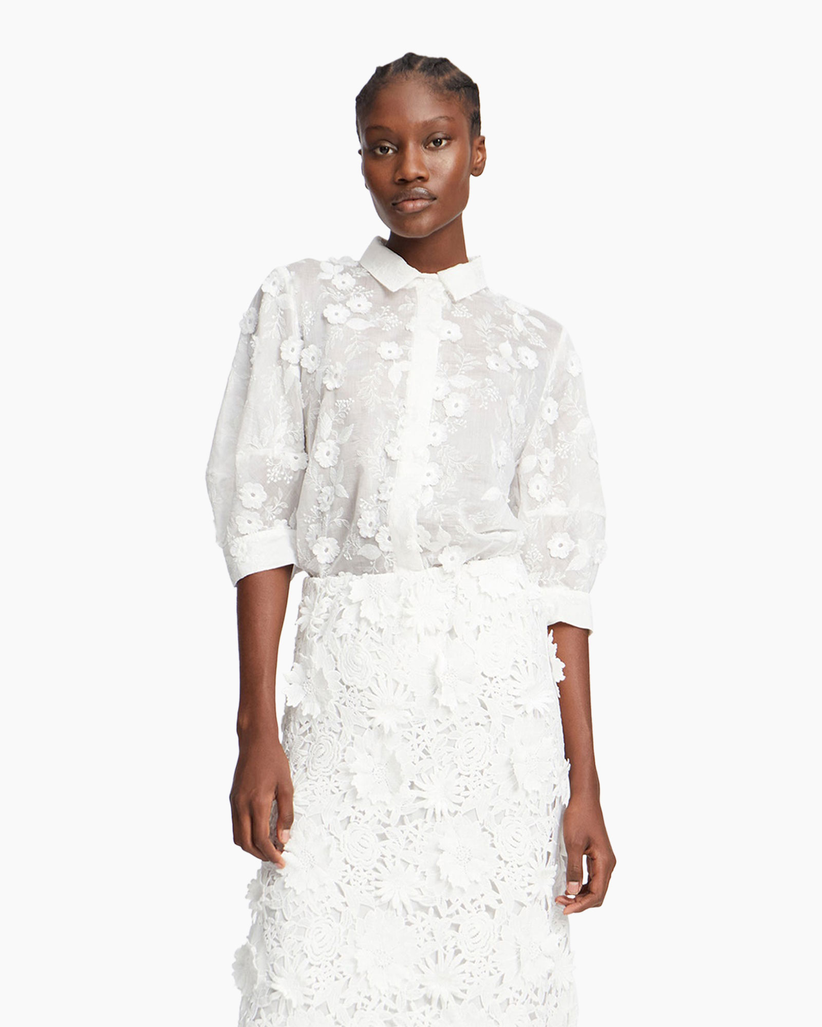 Blouse Pust Wit