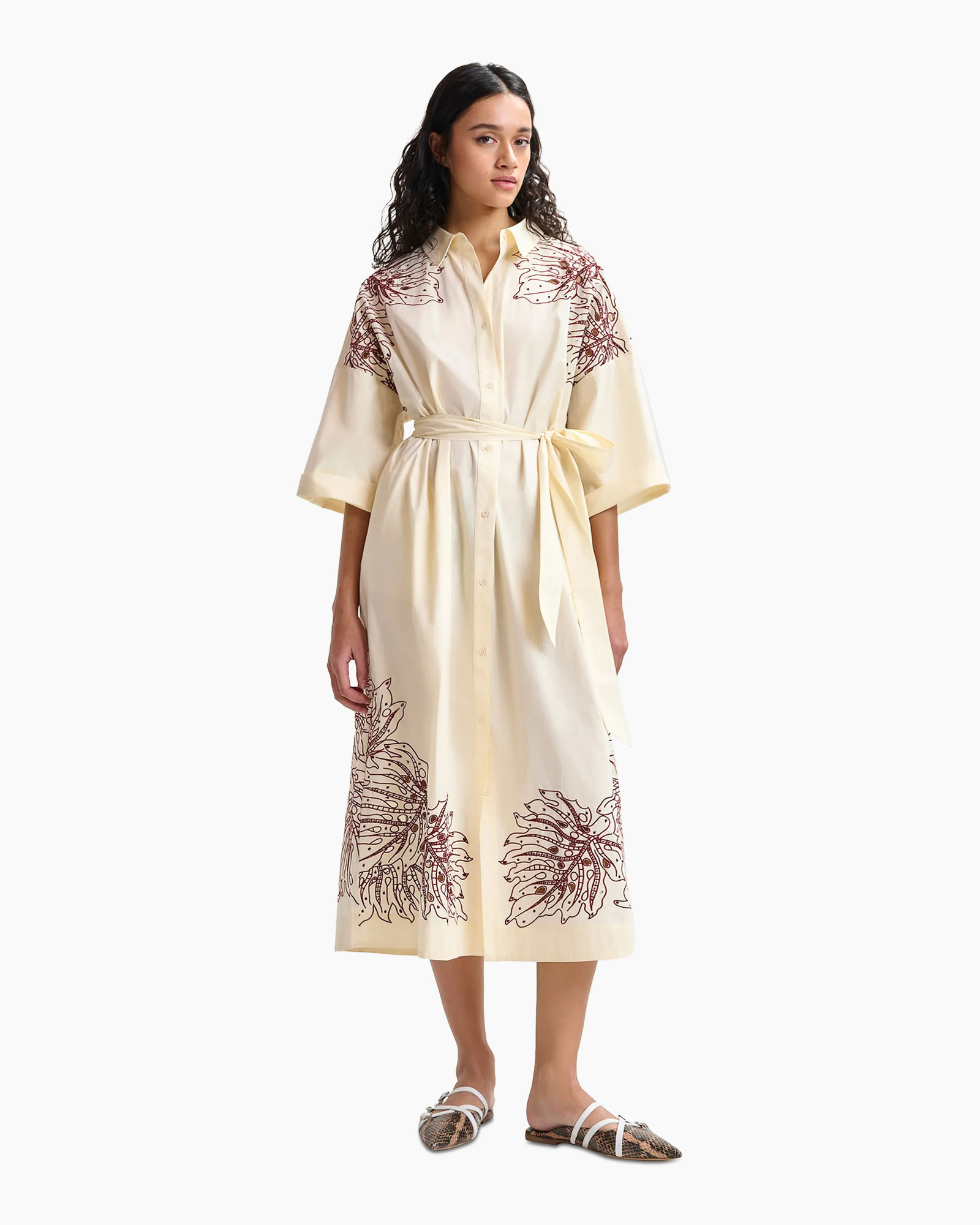 Jurk Hanchor Off White