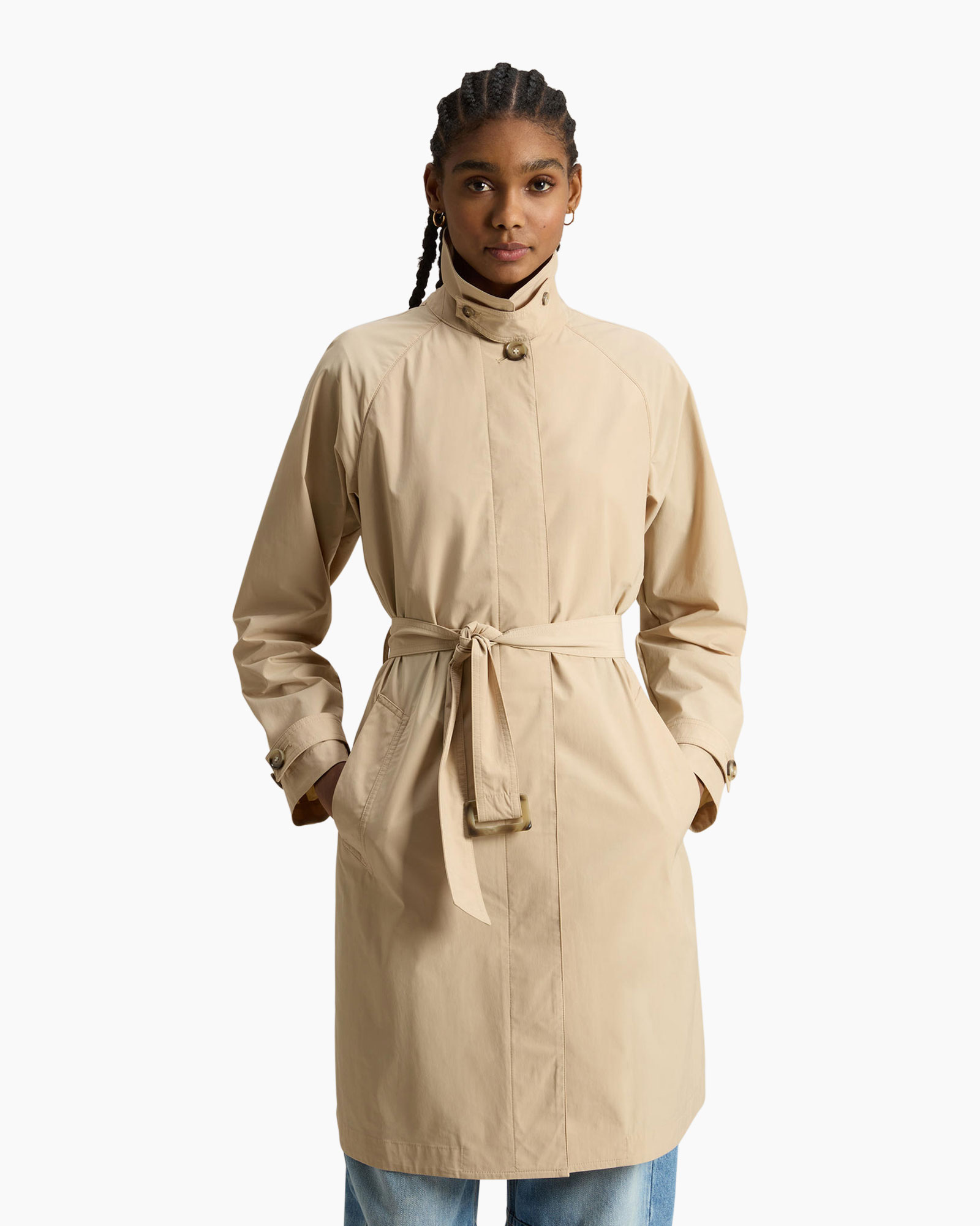 Jas Summer Trench Wit