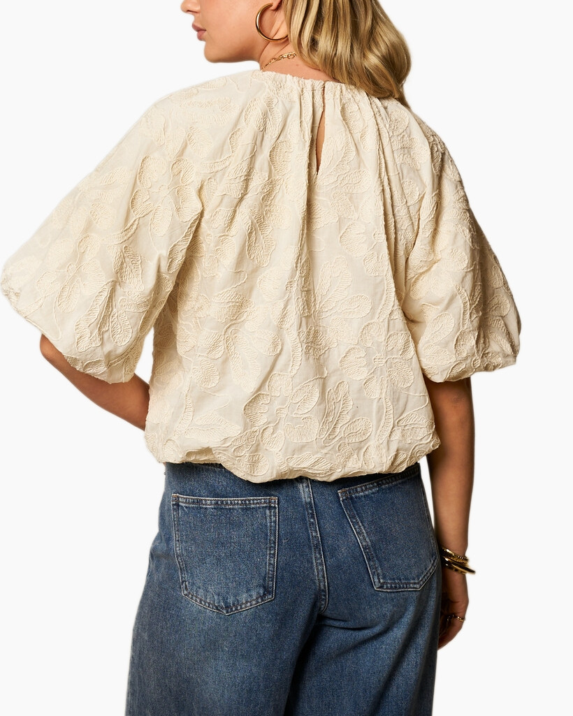 Blouse, Ring, Jeans, Person, Woman