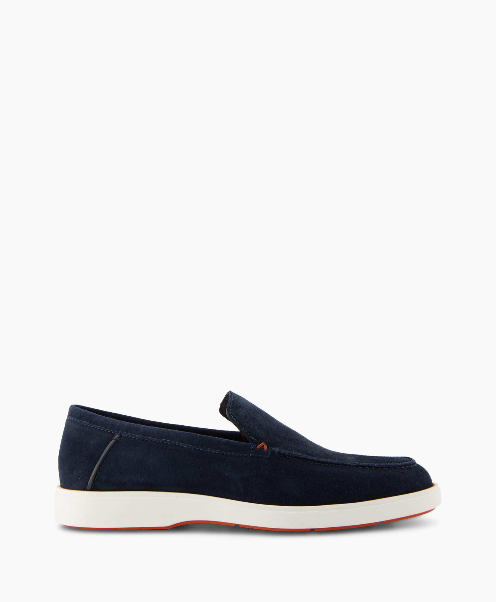 Santoni Loafer Drain Barsykse Donker Blauw