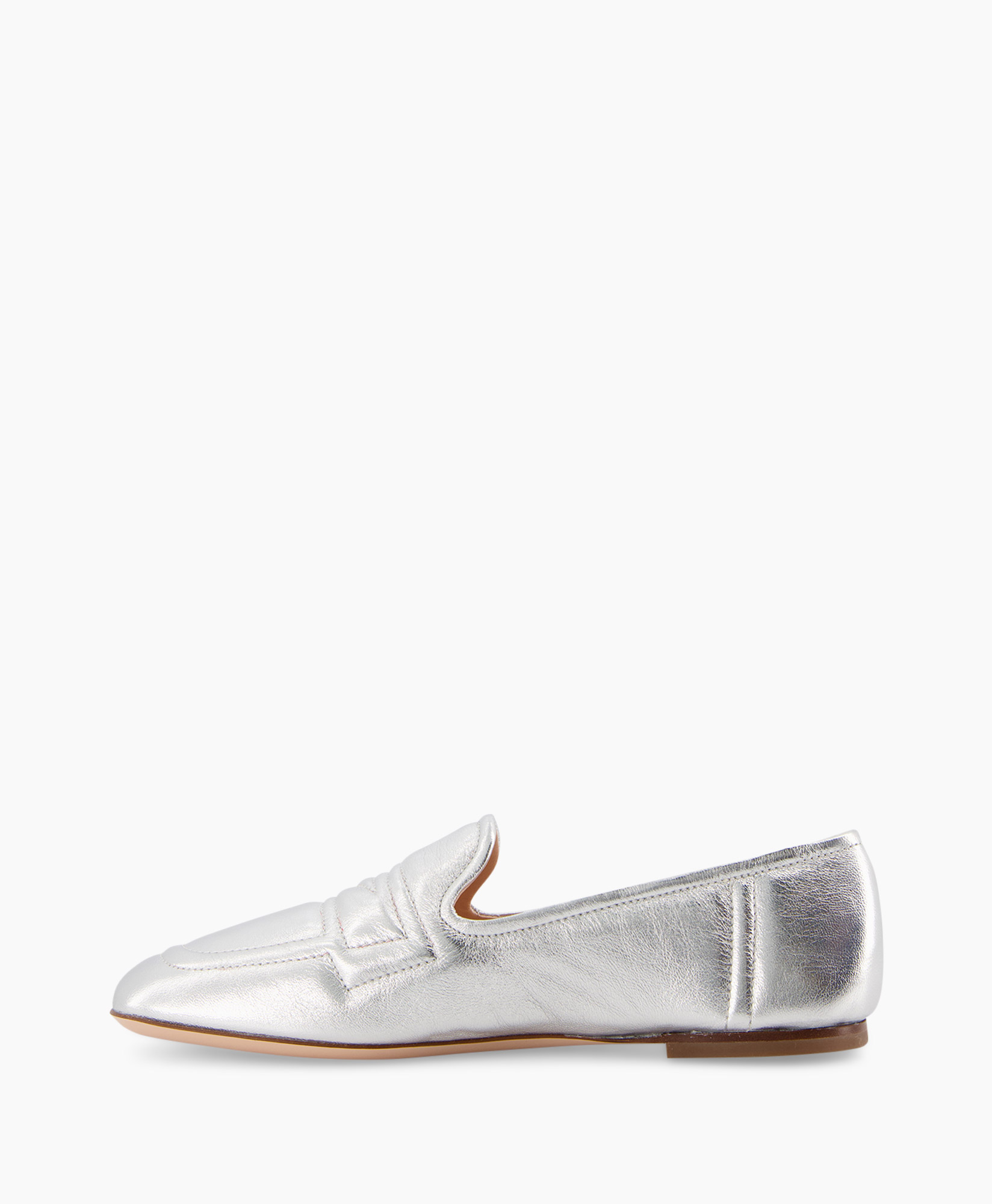 Agl Loafer Cher Stich Zilver