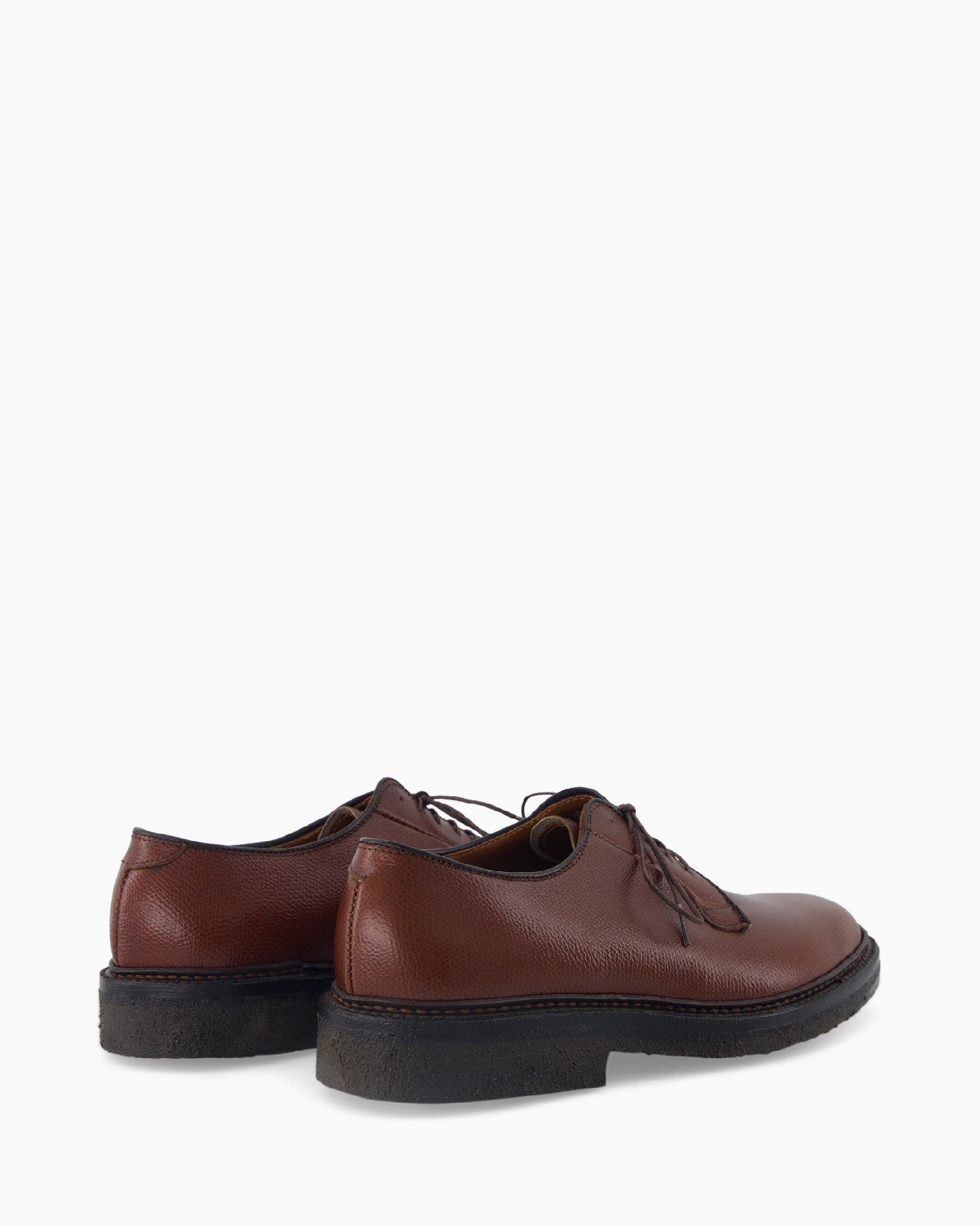 Plain Toe Blucher Donker Bruin