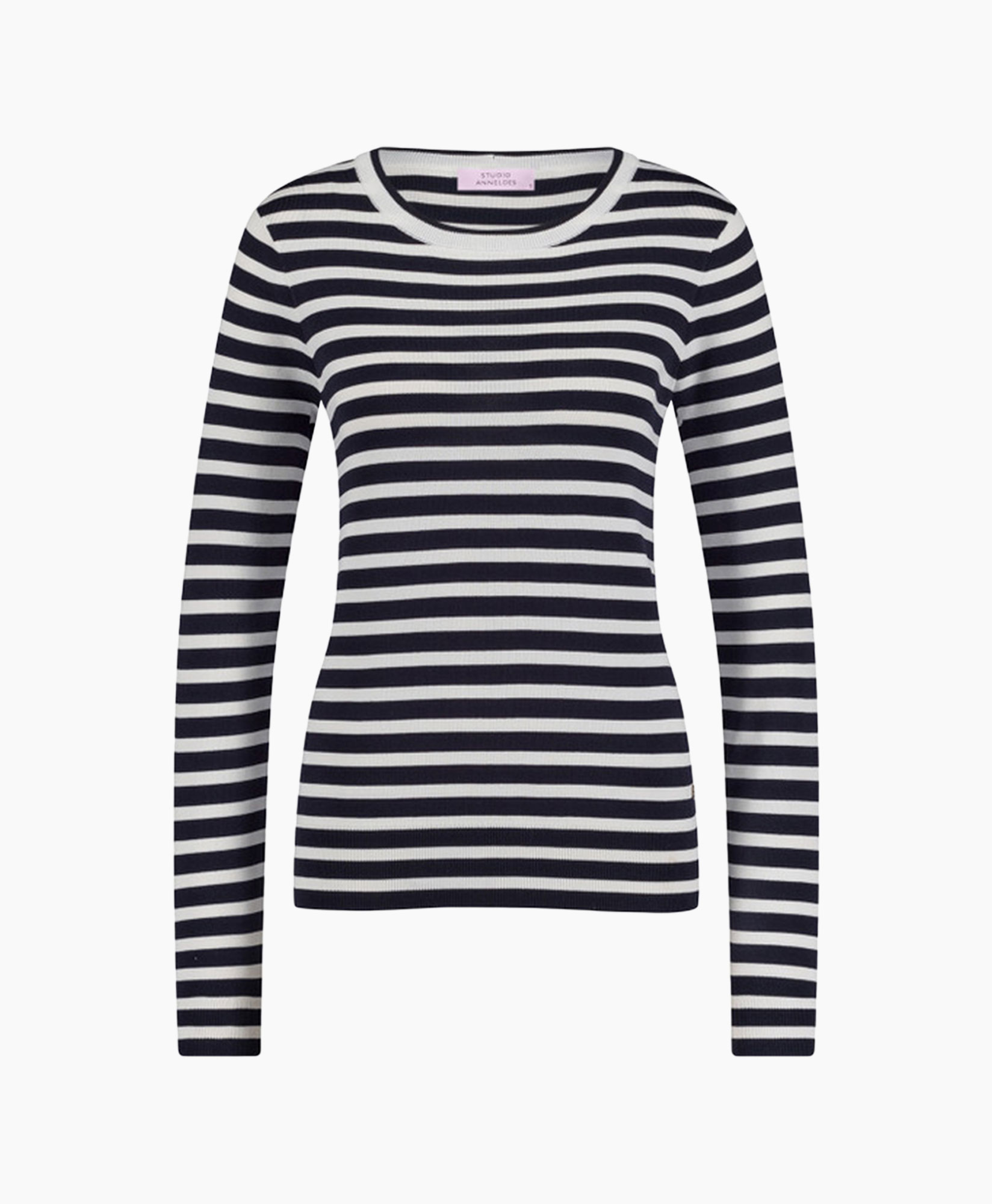 Pullover Luna Stripe Donker Blauw