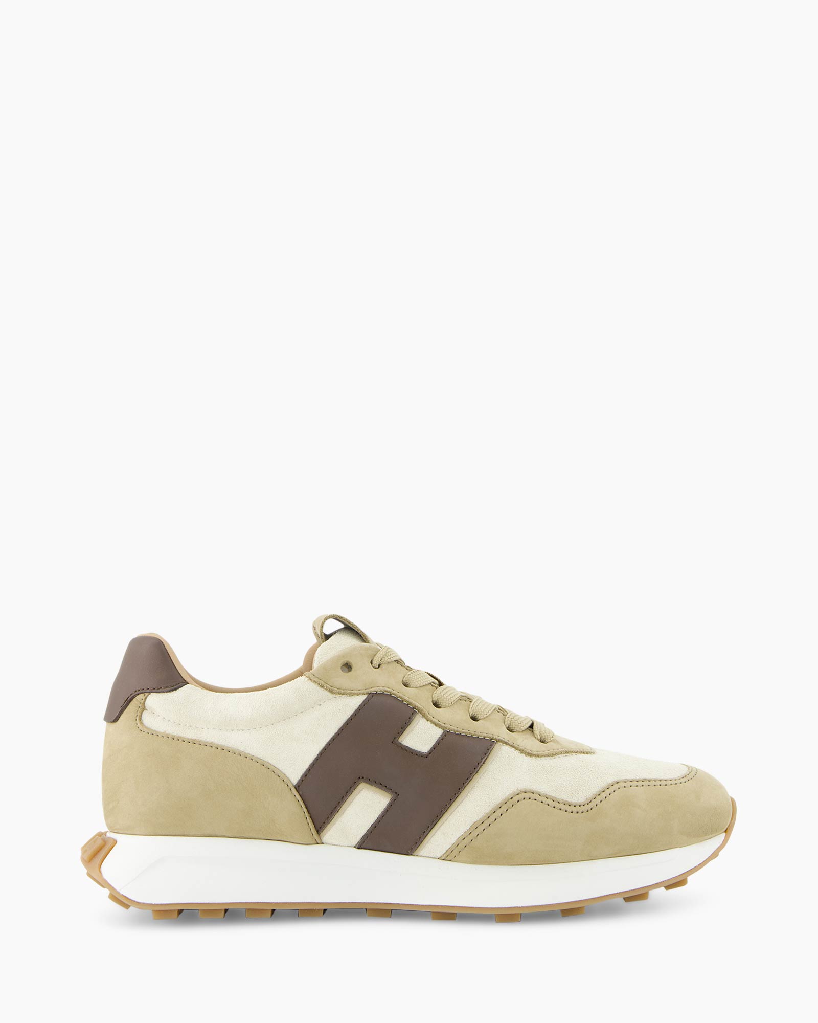 Sneaker H601 Allacciato H Patch Beige