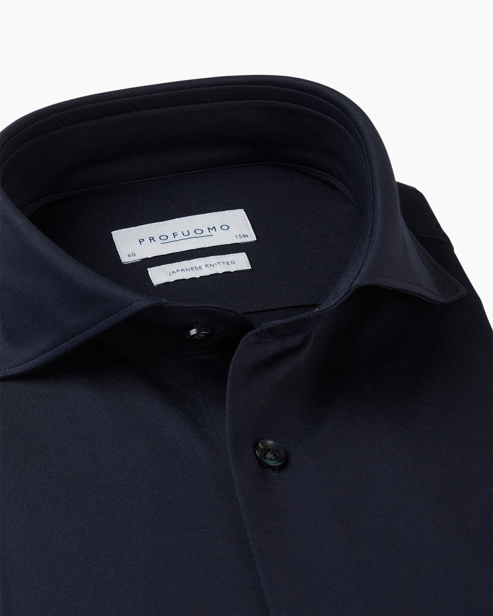 shirt, kraag, marineblauw, polo, knopen