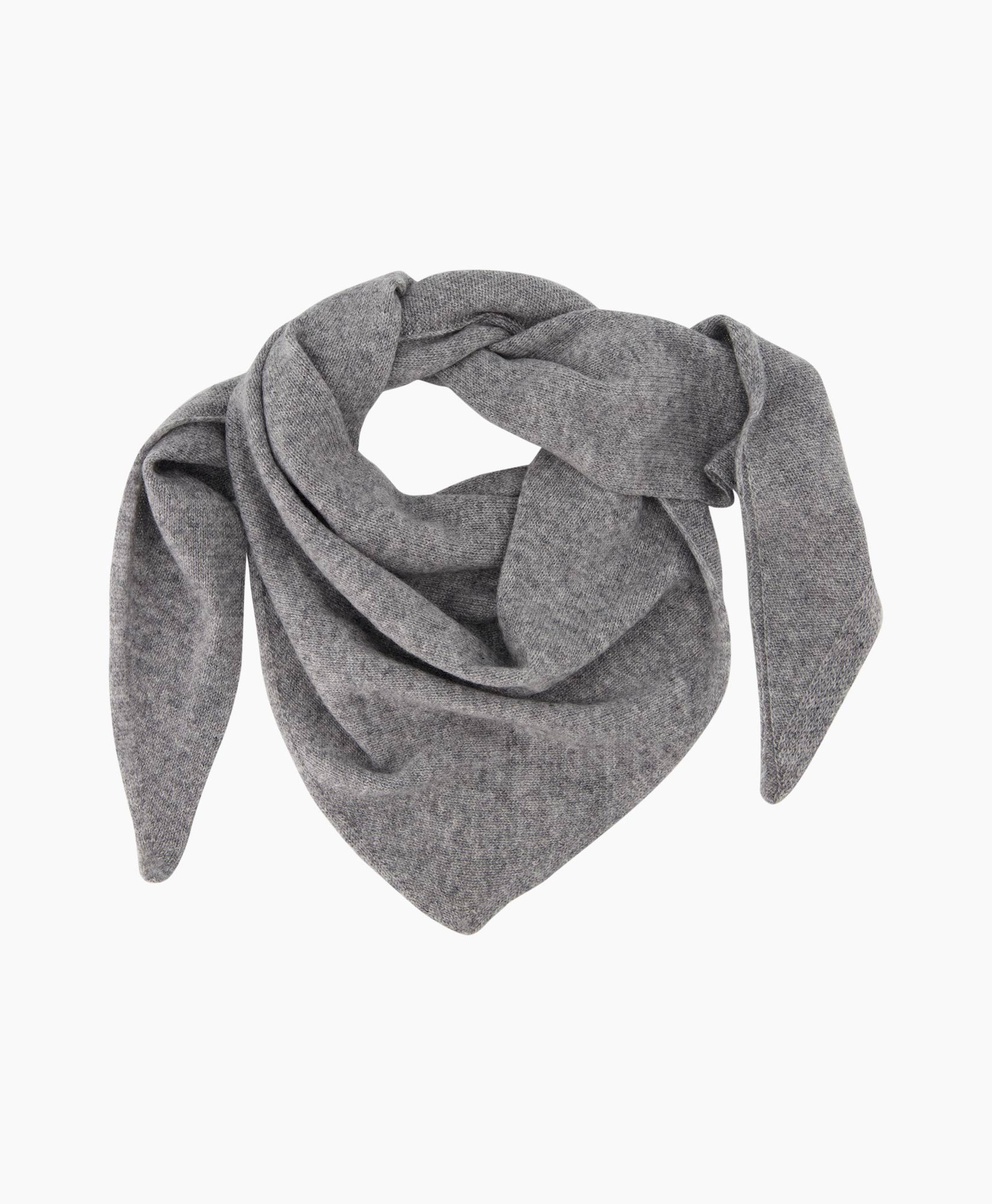Sjaal Cashmere Triangle Grijs