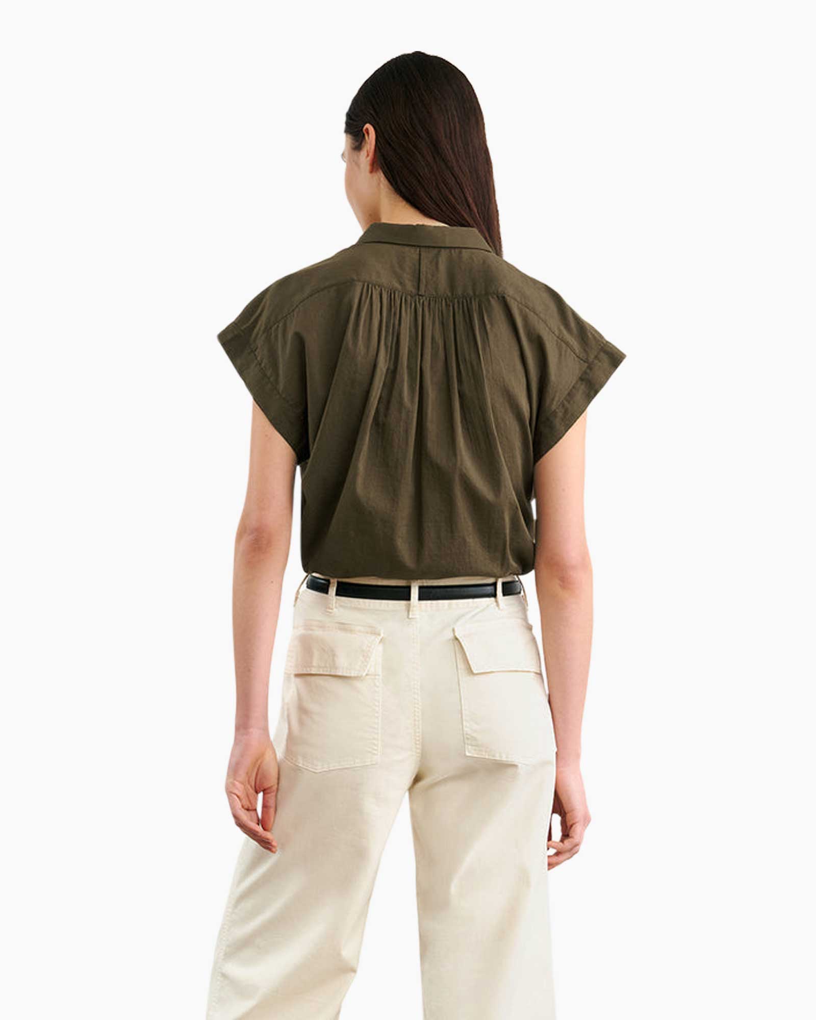 Blouse Normandy Olijf