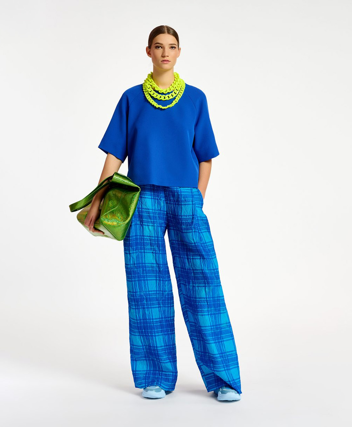 Essentiel Broek Donuts Licht Blauw
