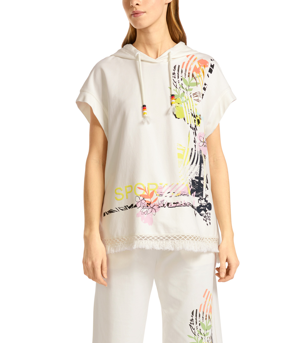 Marccain Sport Pullover Us 44.15 J81 Off White