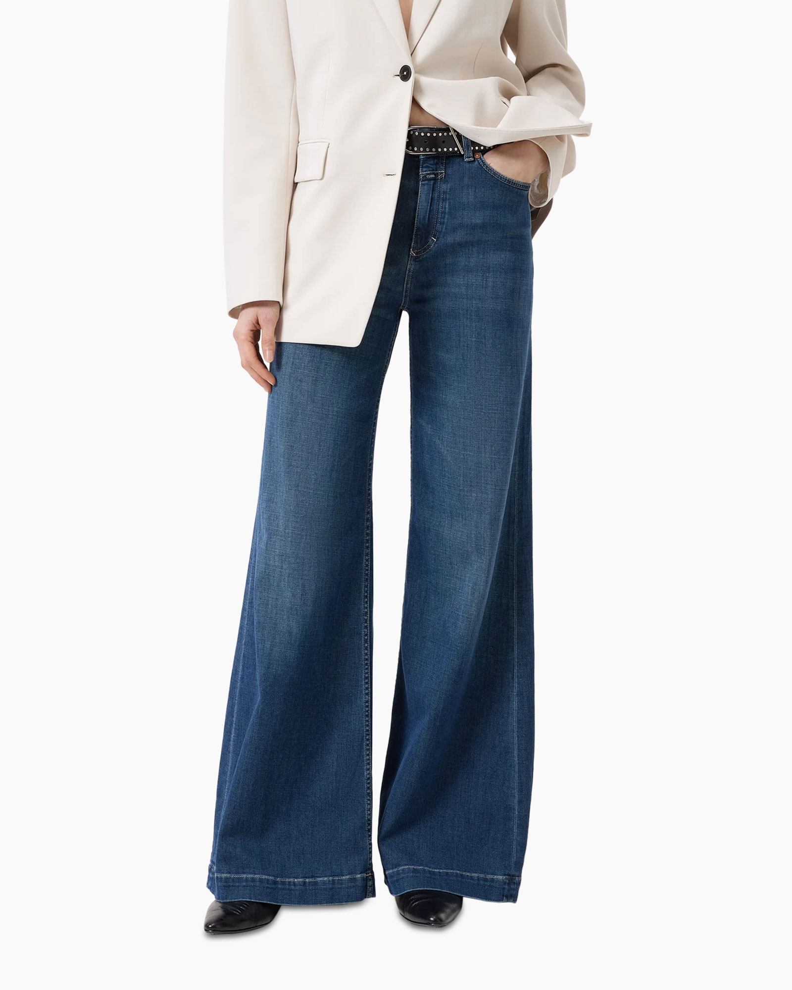 Jeans Glow Up Donker Blauw