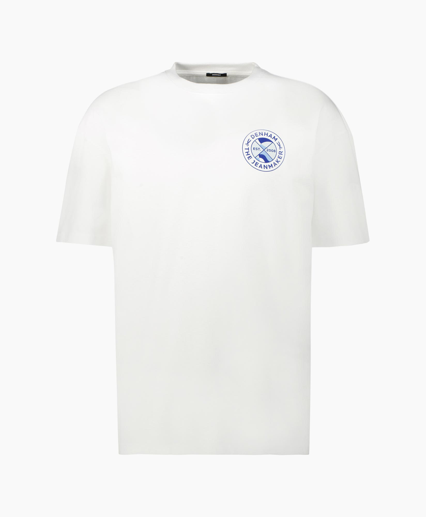 Denham Pullover Soho Box Tee Hcj Wit