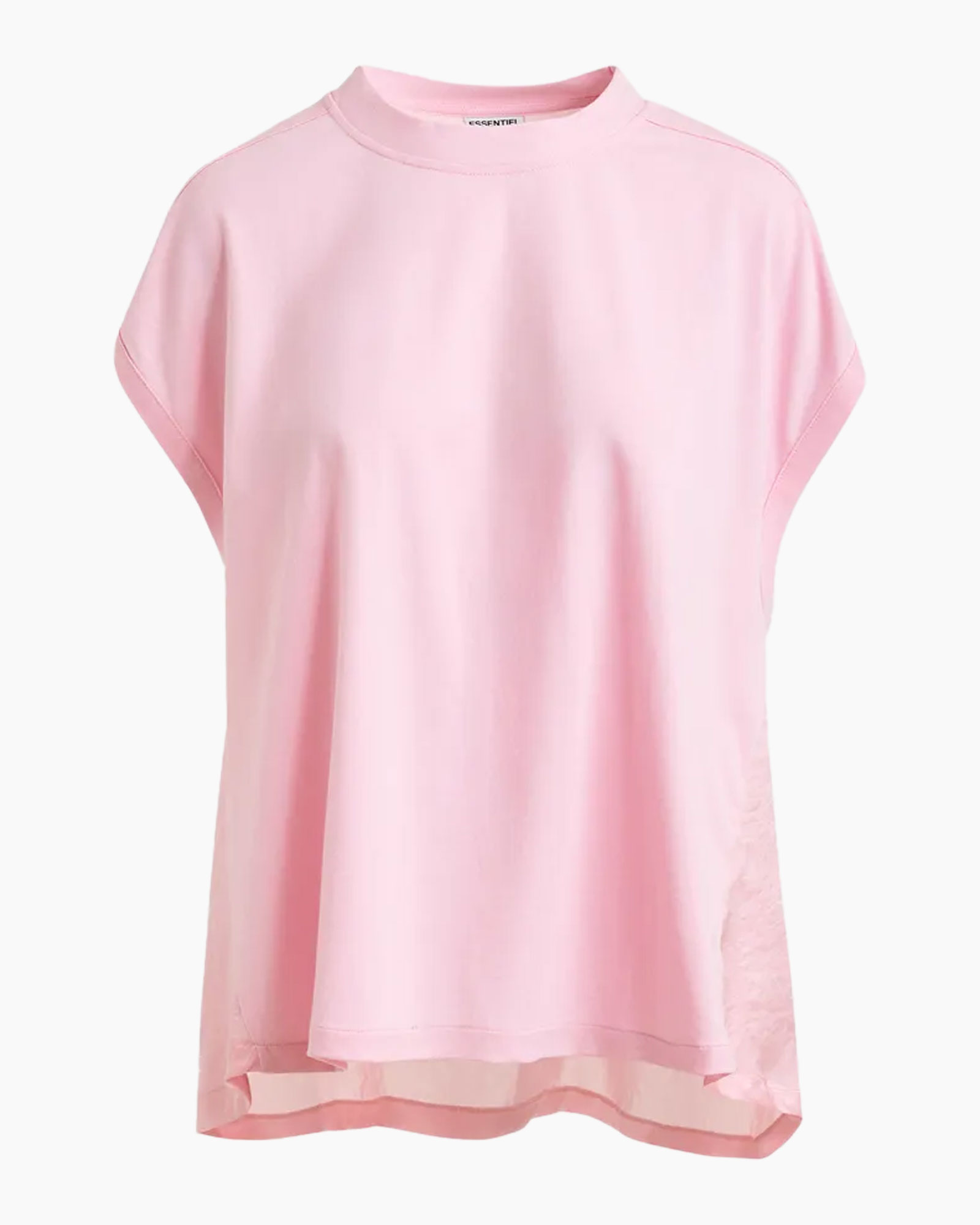 top, t-shirt, roze, oversized, eenduidig
