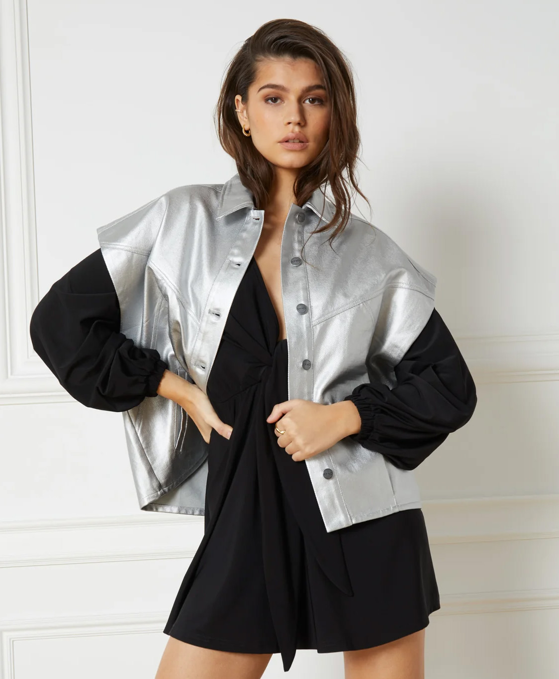 Refined Department Gilet R2304471088 Zilver