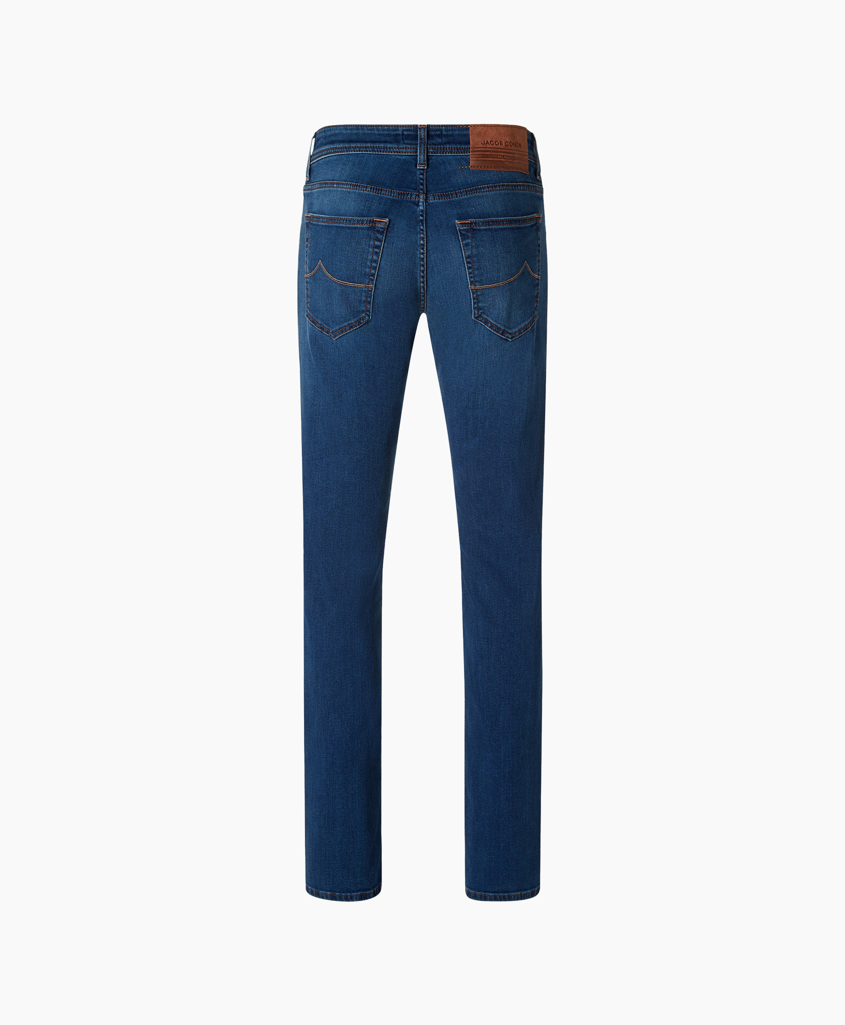 spijkerbroek, denim, broek, achterzakken, blauw