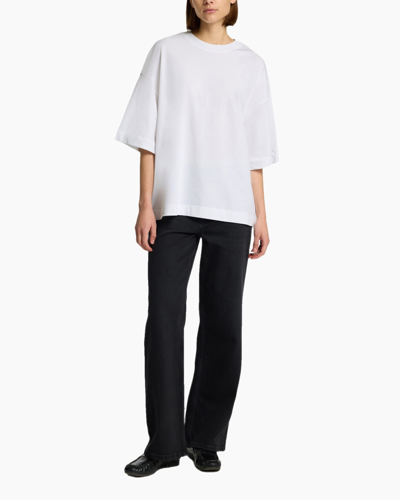 T-shirt Colwoman 2/4 Oversized Tee Wit
