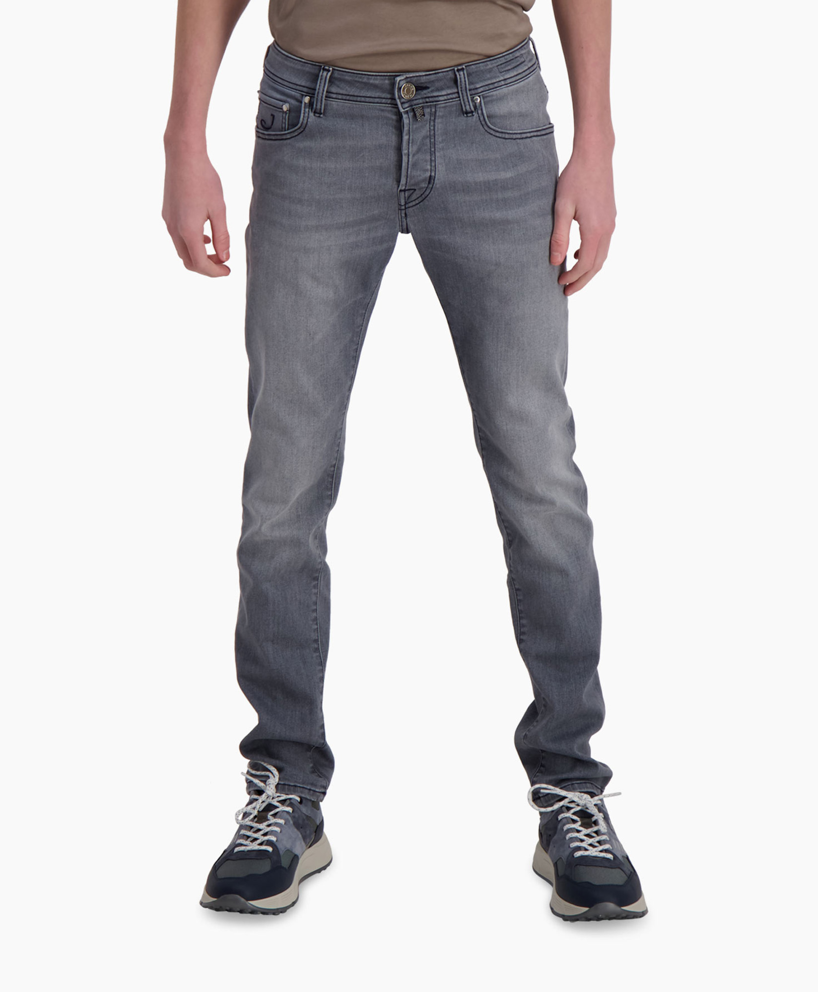 Jeans 5 Pkt Super Slim Fit Nick Licht Grijs