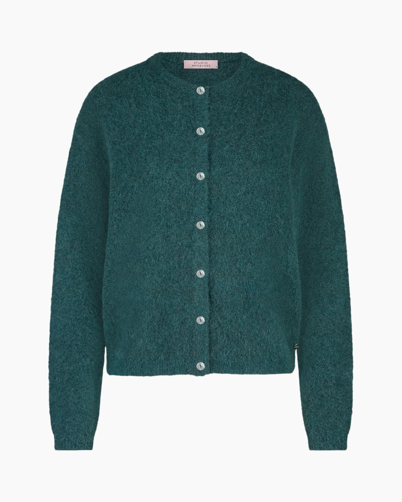 Vest Bibi Mohair Cardigan midden groen