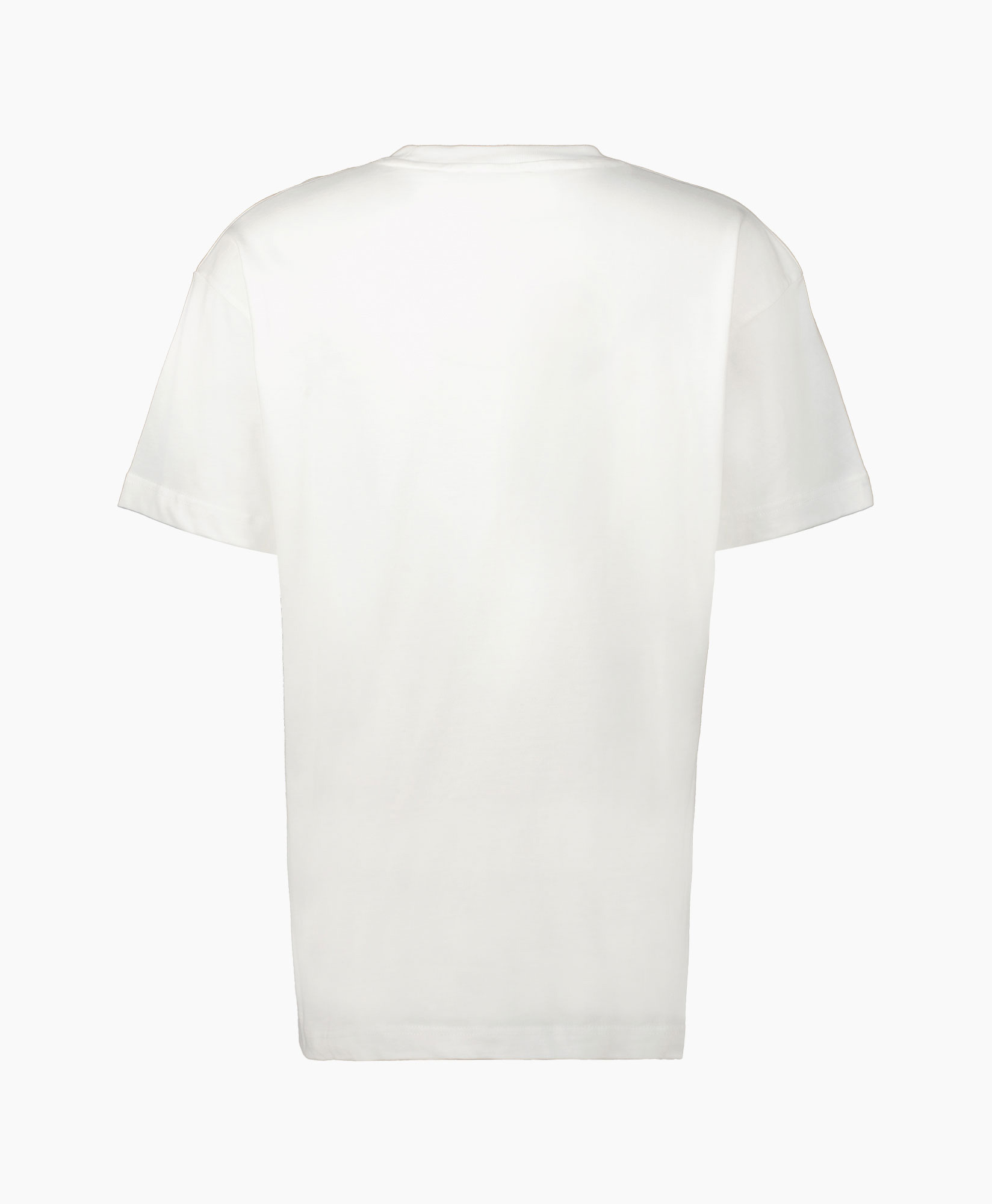 Flaneur Homme T-shirt Korte Mouw Vintage Logo T-sh Wit