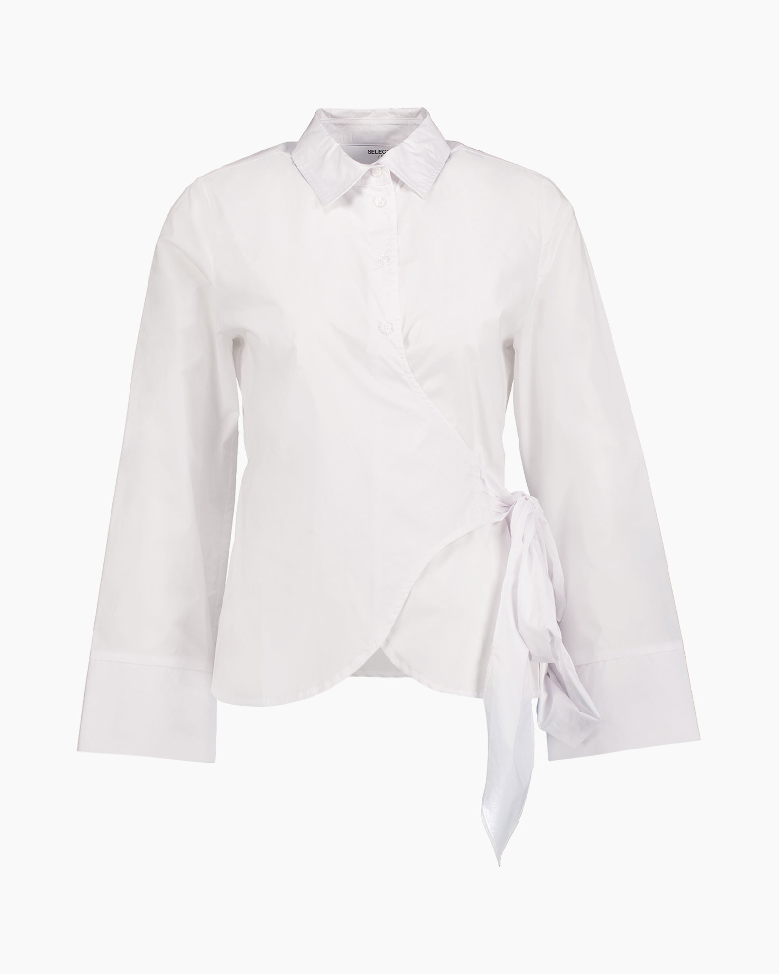 Blouse Aviana Ls Wrap Top B Wit