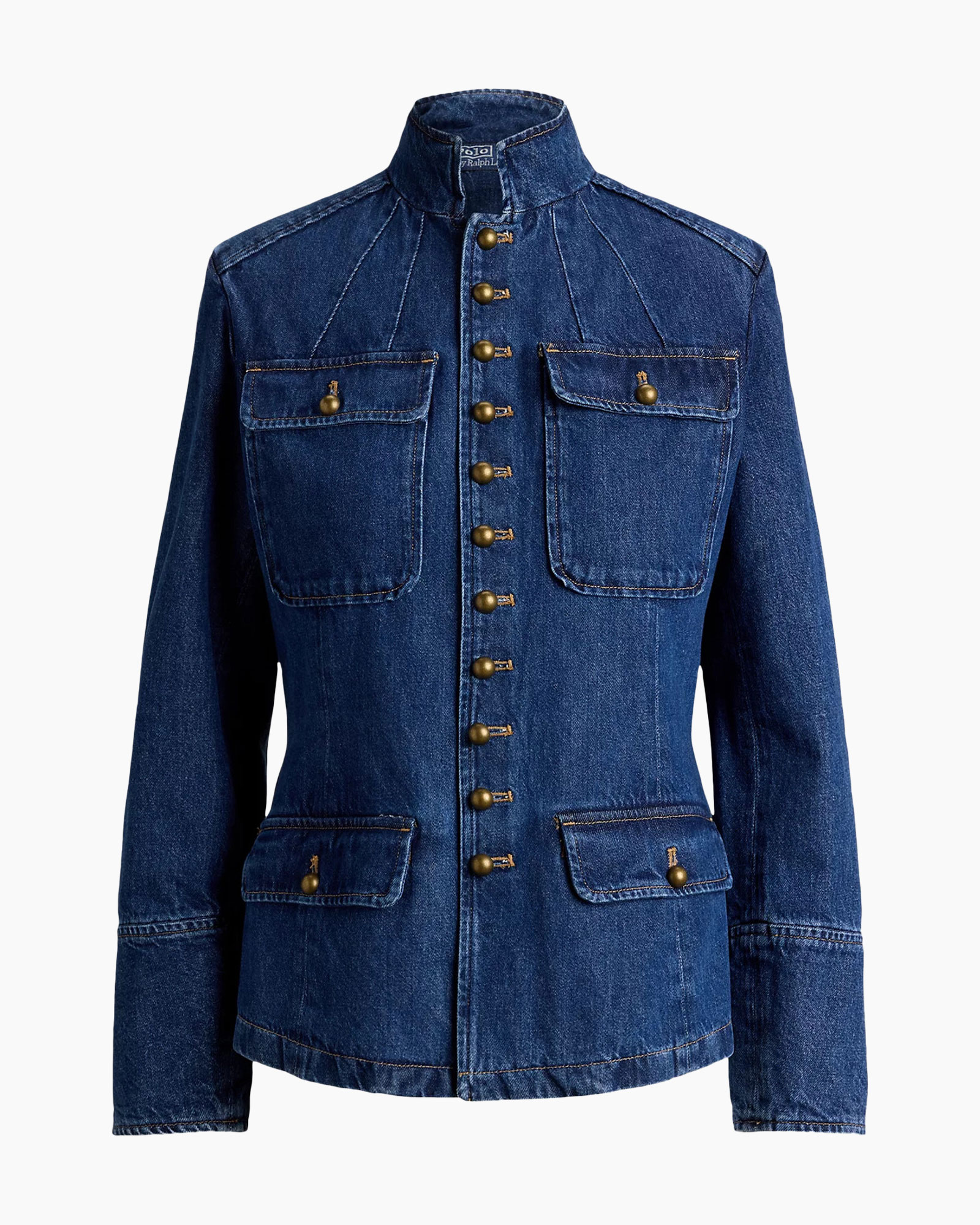 denim, jasje, spijker, knopen, zakken