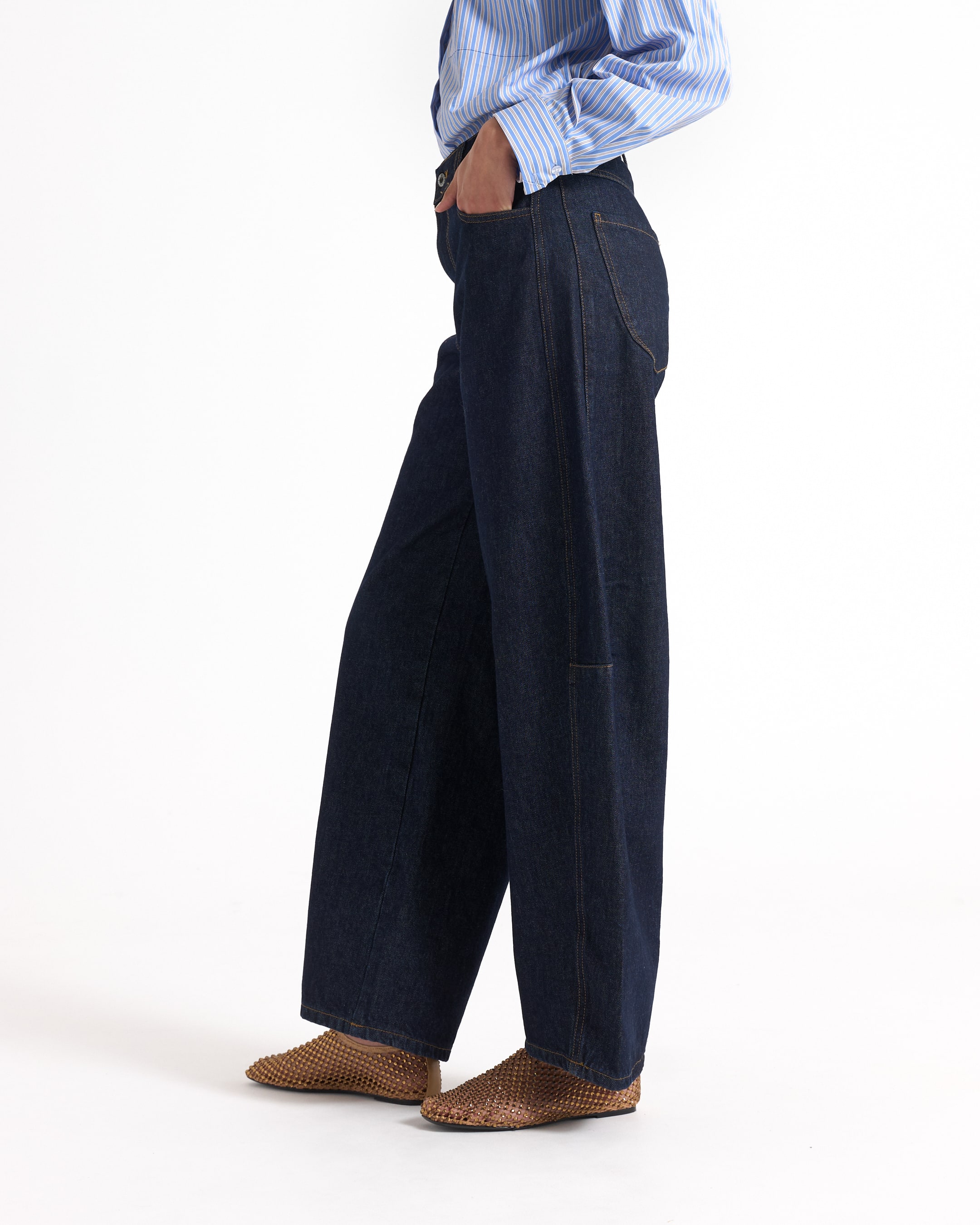 denim, wide-leg, pants, jeans, cool-tone blue