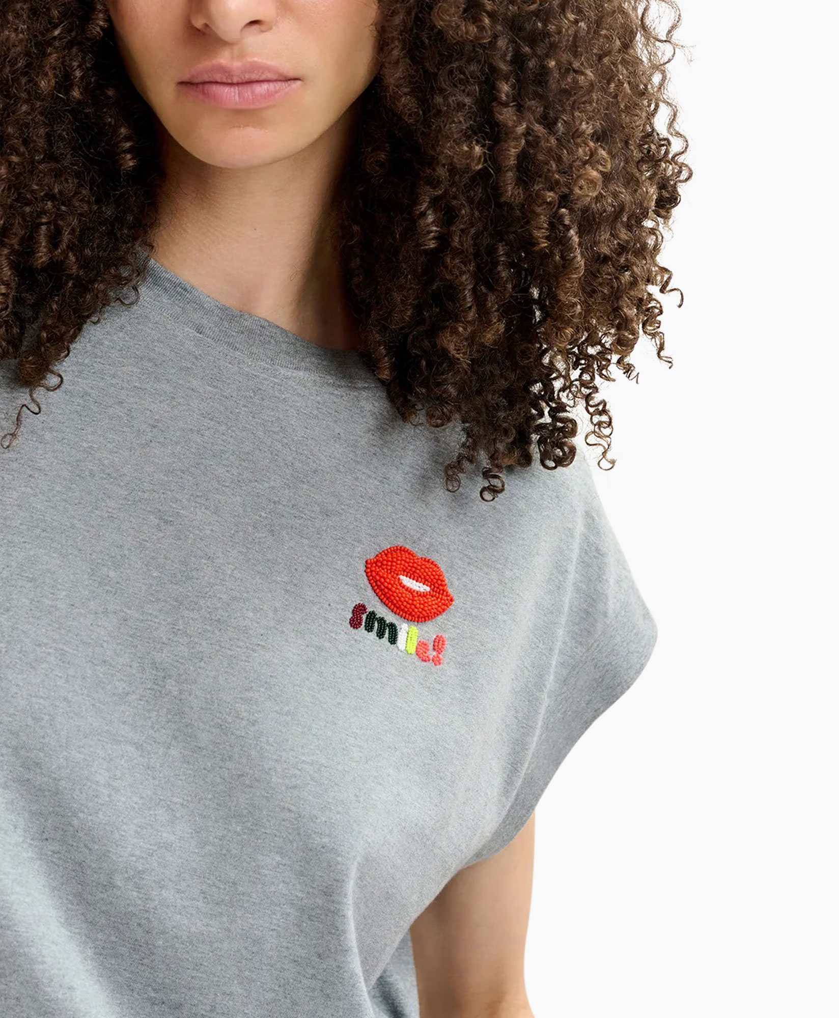 T-shirt Glaieul Grijs