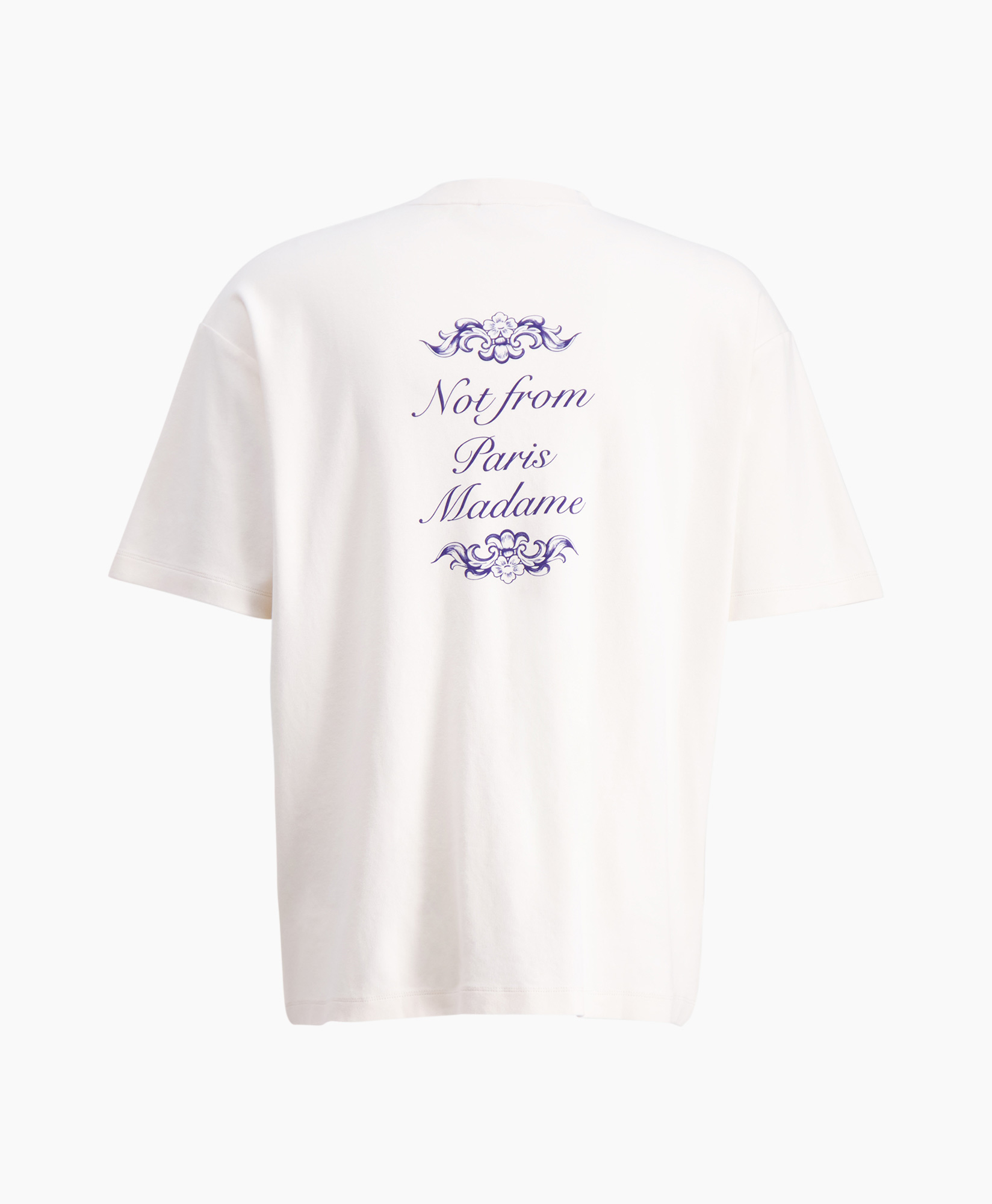 Drole De Monsieur T-shirt Korte Mouw Le T-shirt Nf Beige