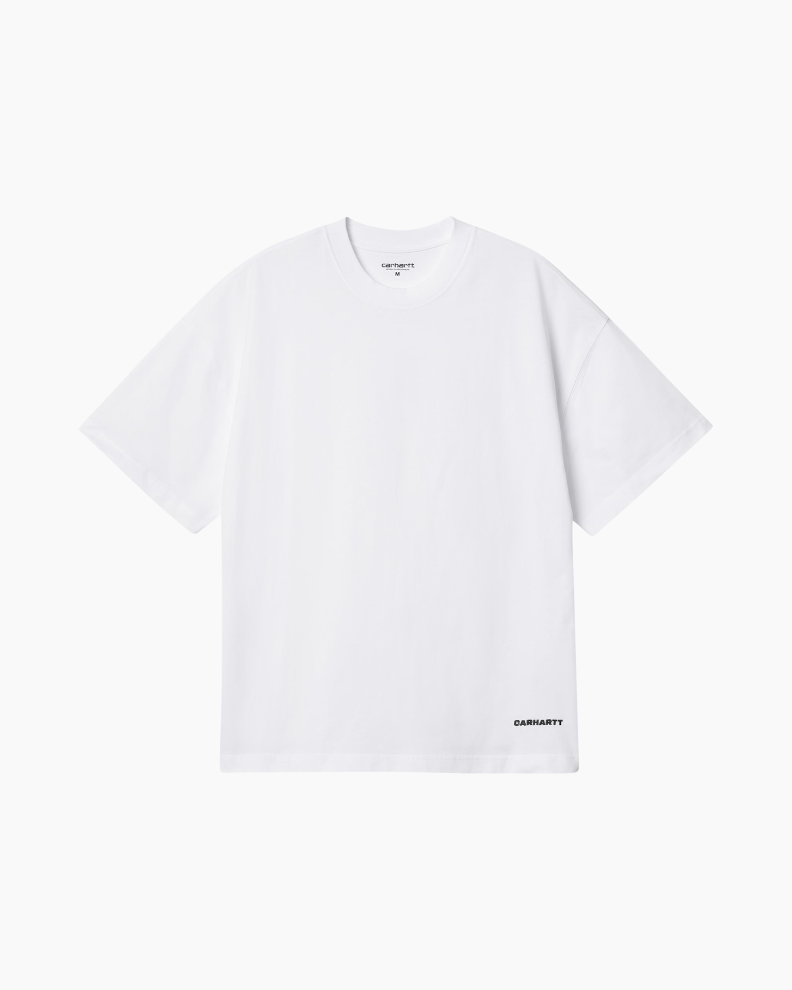 T-shirt Korte Mouw Link Script Wit