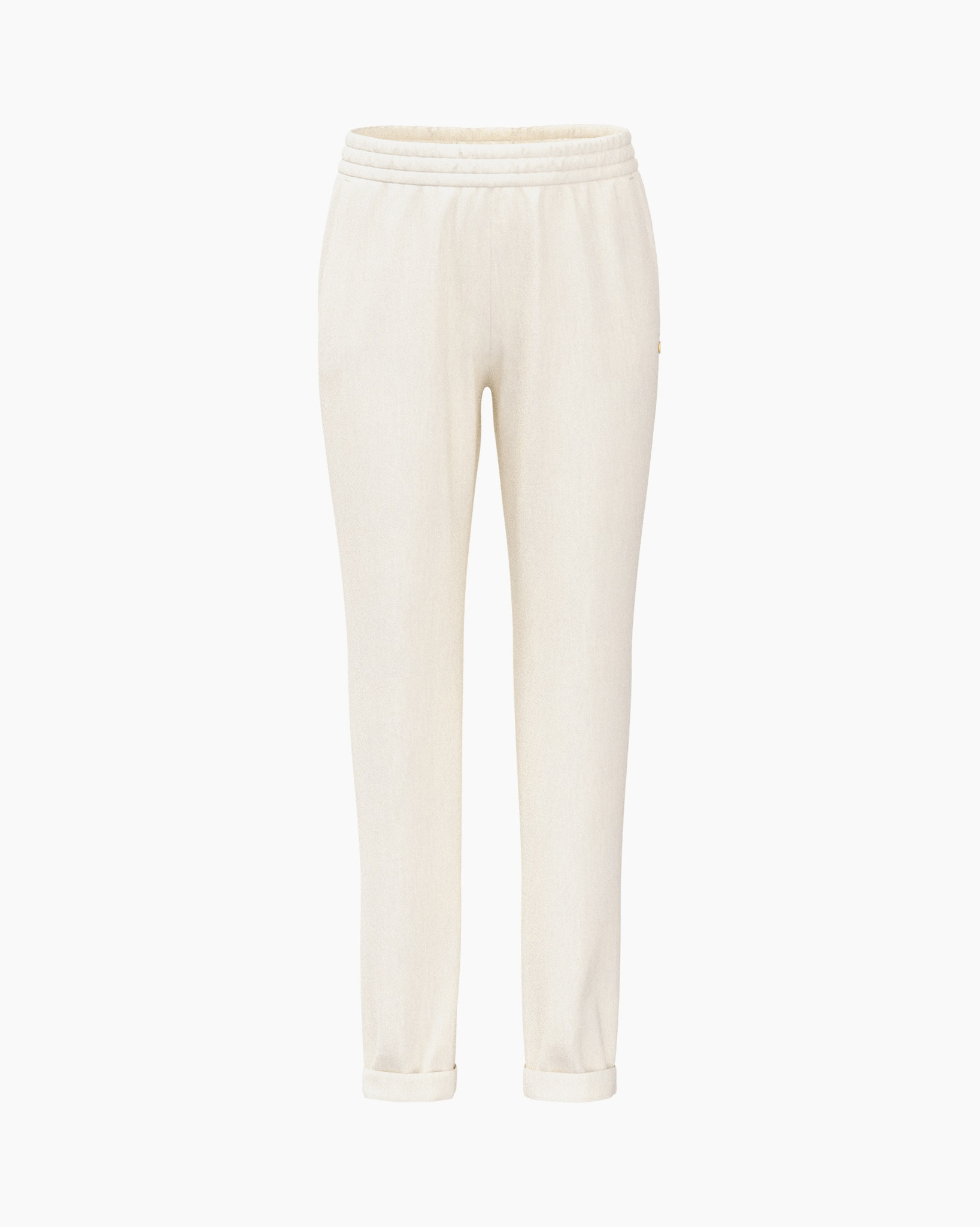 broeken, broek, linnen, beige, elastische tailleband