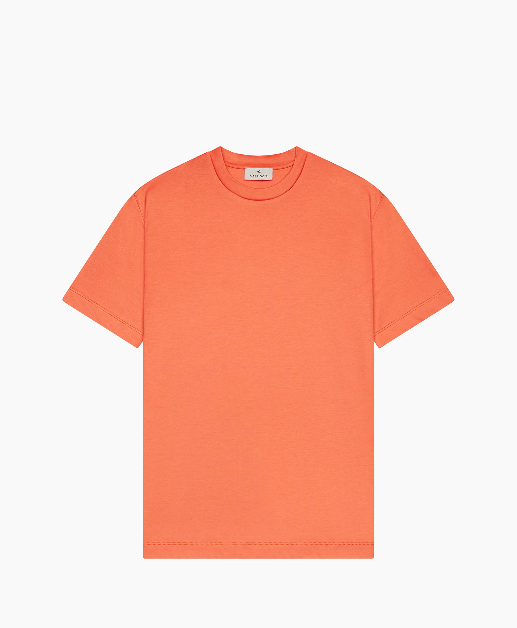 T-shirt Korte Mouw Interlock Supima Oranje