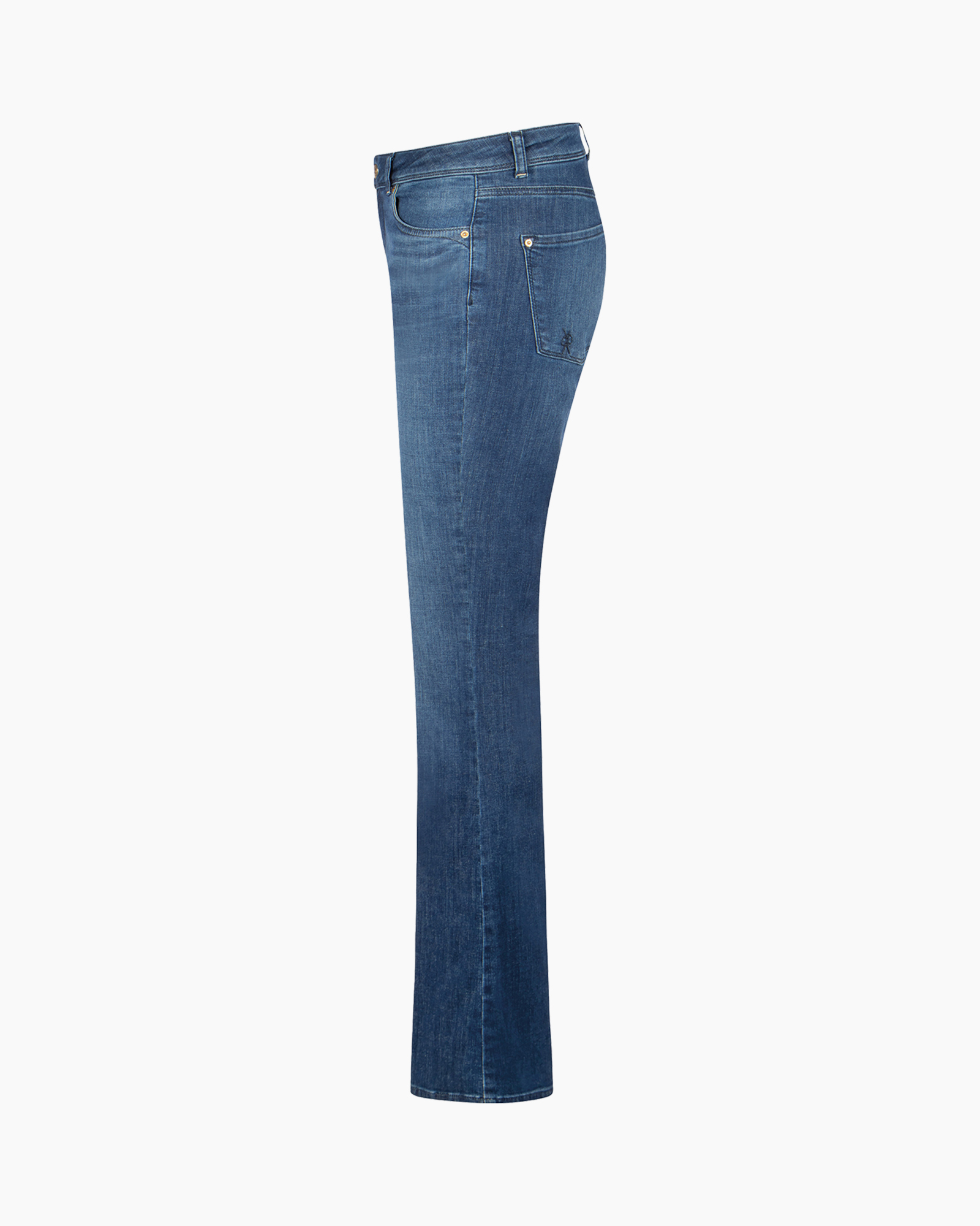 spijkerbroek, denim, volledige lengte, broekzakken, stof