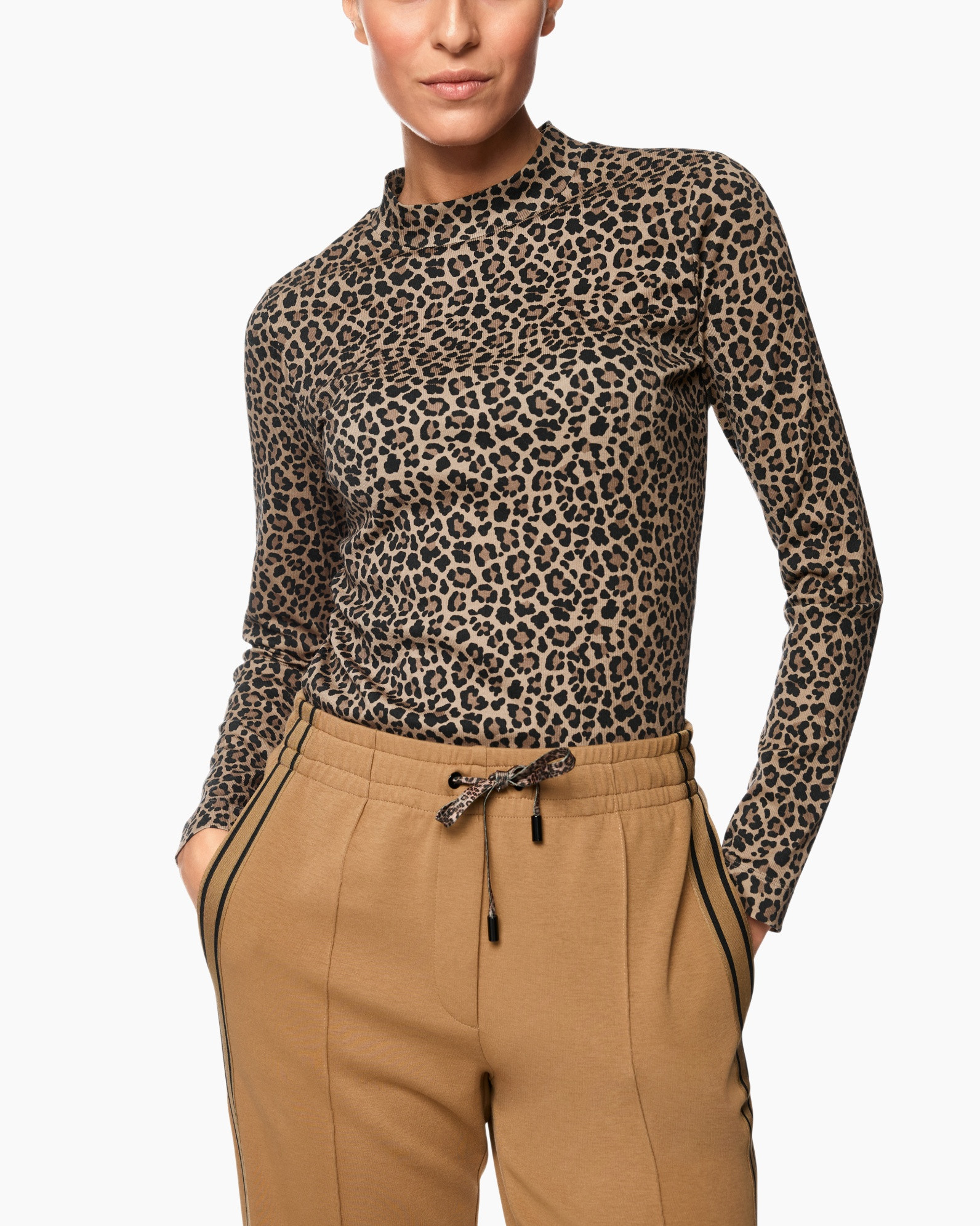 T-shirt Zs 48.41 J61 Bruin dessin