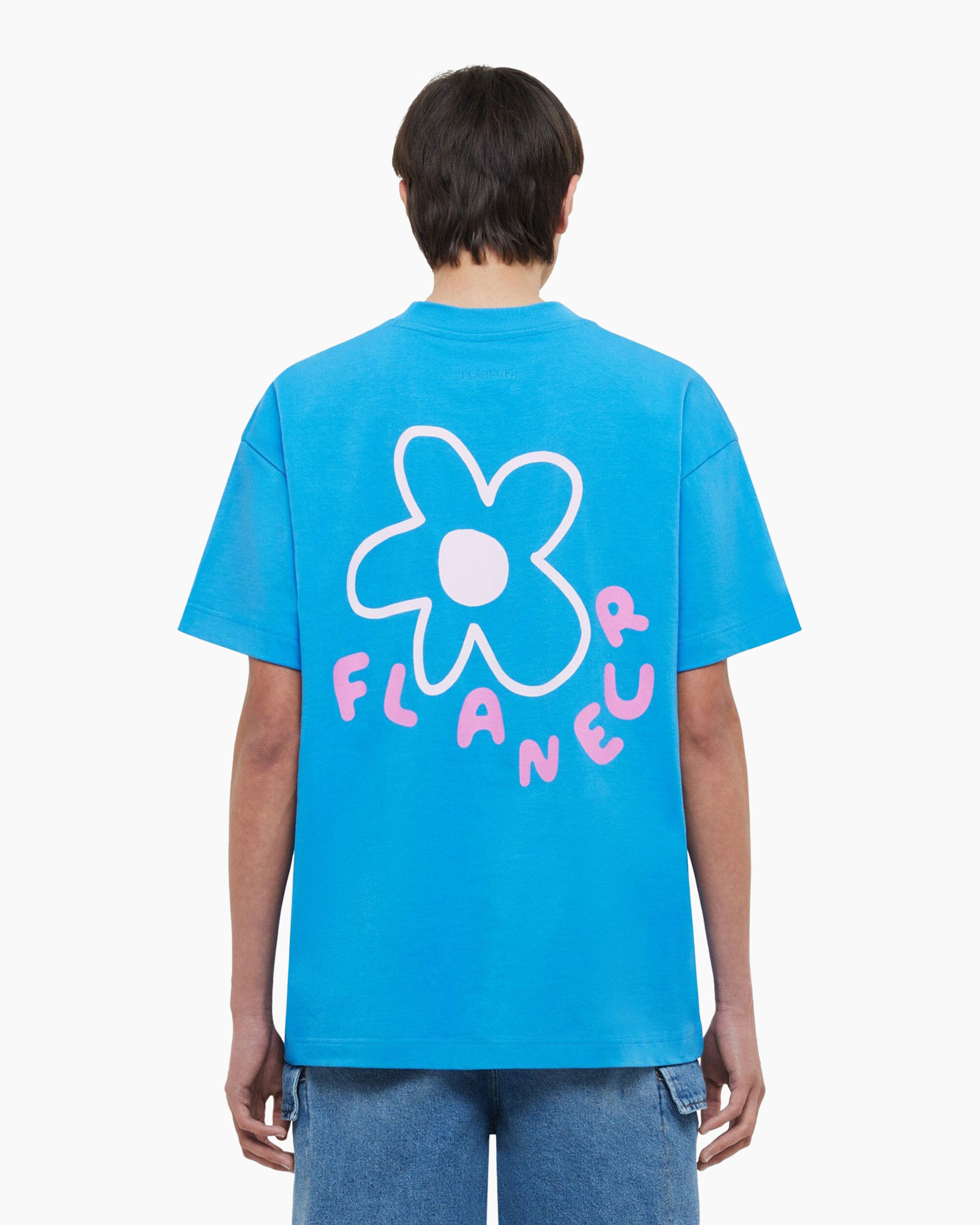 T-shirt Korte Mouw Blossom Tee Blauw