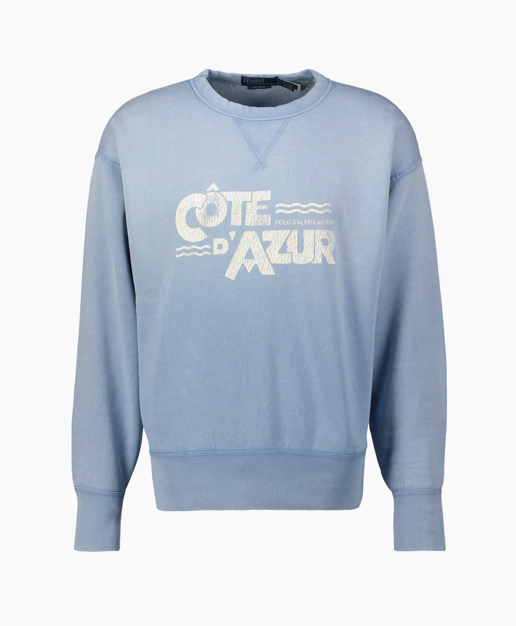 Sweater Longe Sleeve Cote D'azur Licht Blauw