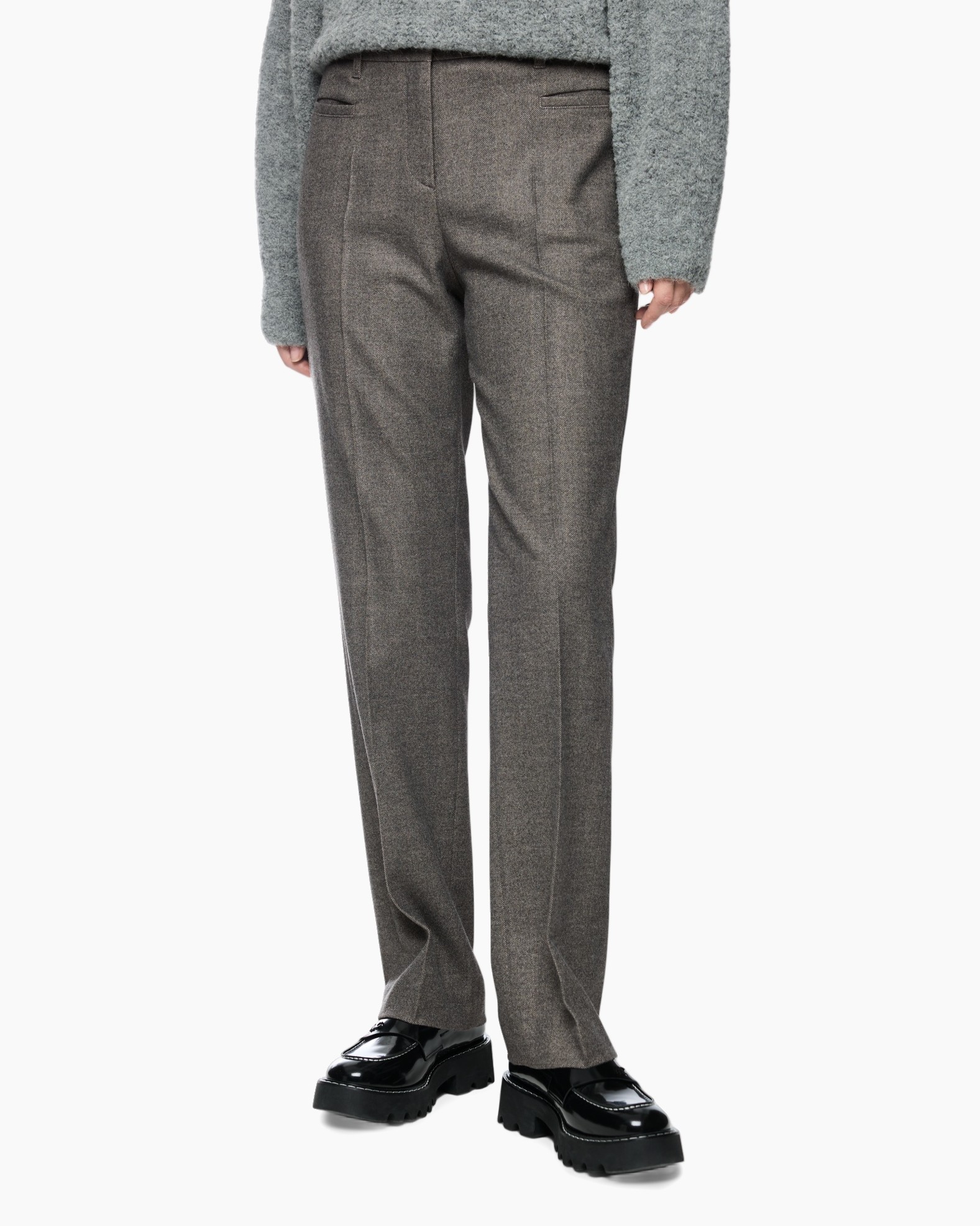 broeken, pantalon, slacks, tailored, grijs
