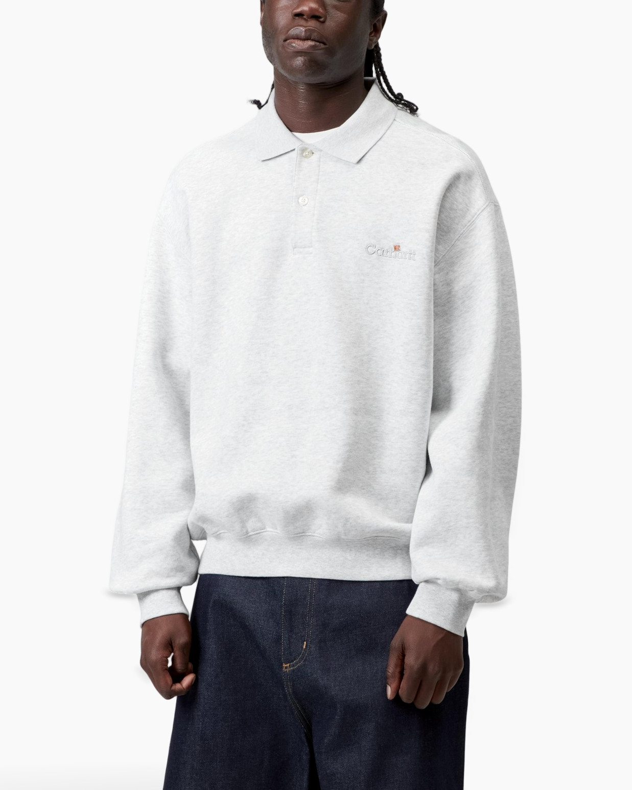 hoodie, sweatshirt, lang/lang-long-sleeve, polo, grijs