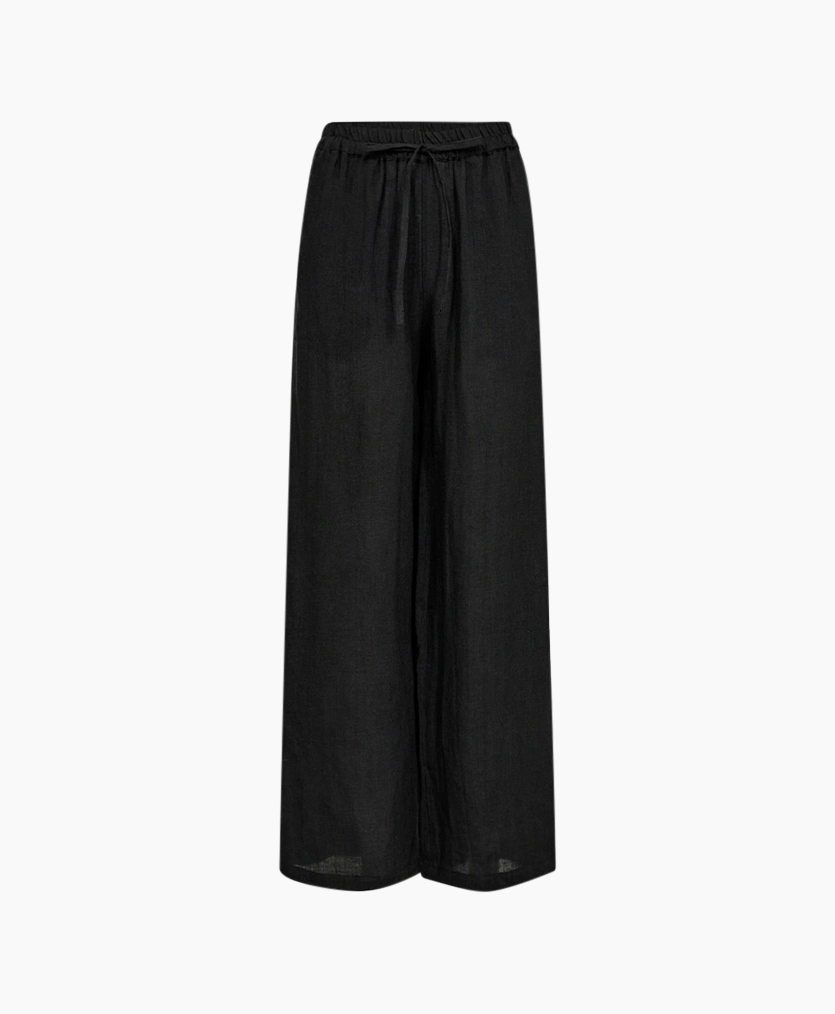 Pantalon Loise Linen Long Zwart