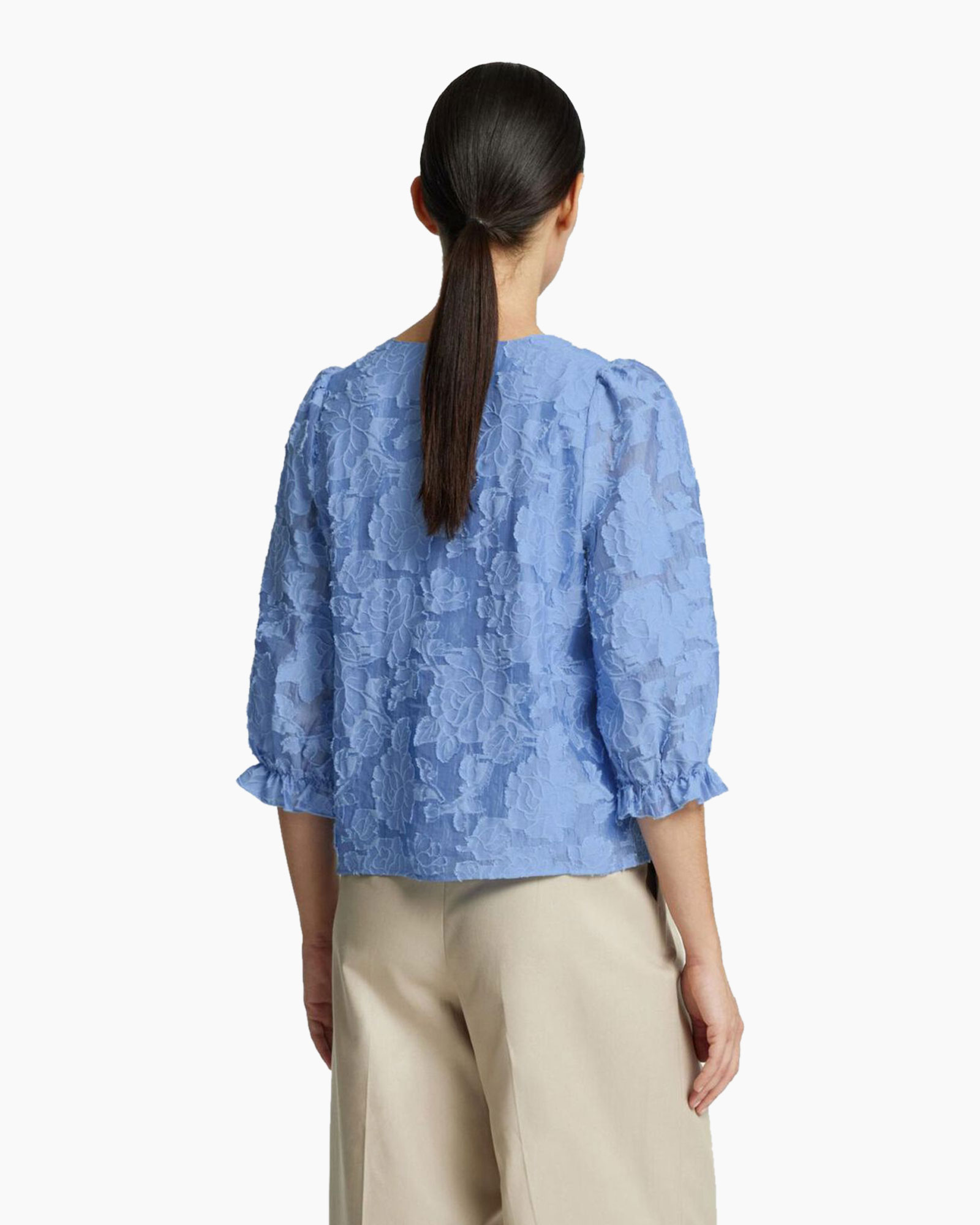 Top Cathi-sadie 3/4 Ff Blauw