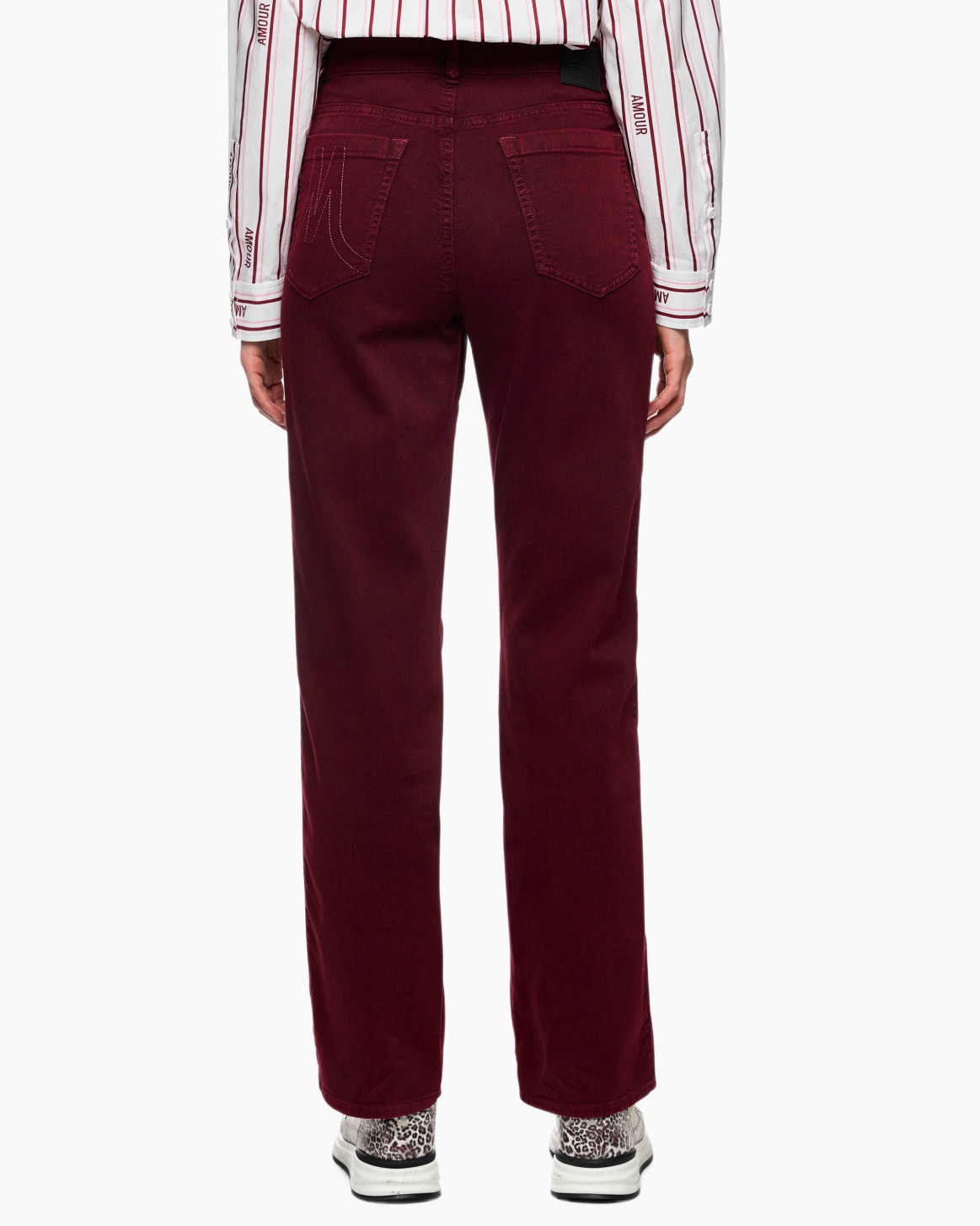 Clothing, Pants, Footwear, Shoe, Maroon