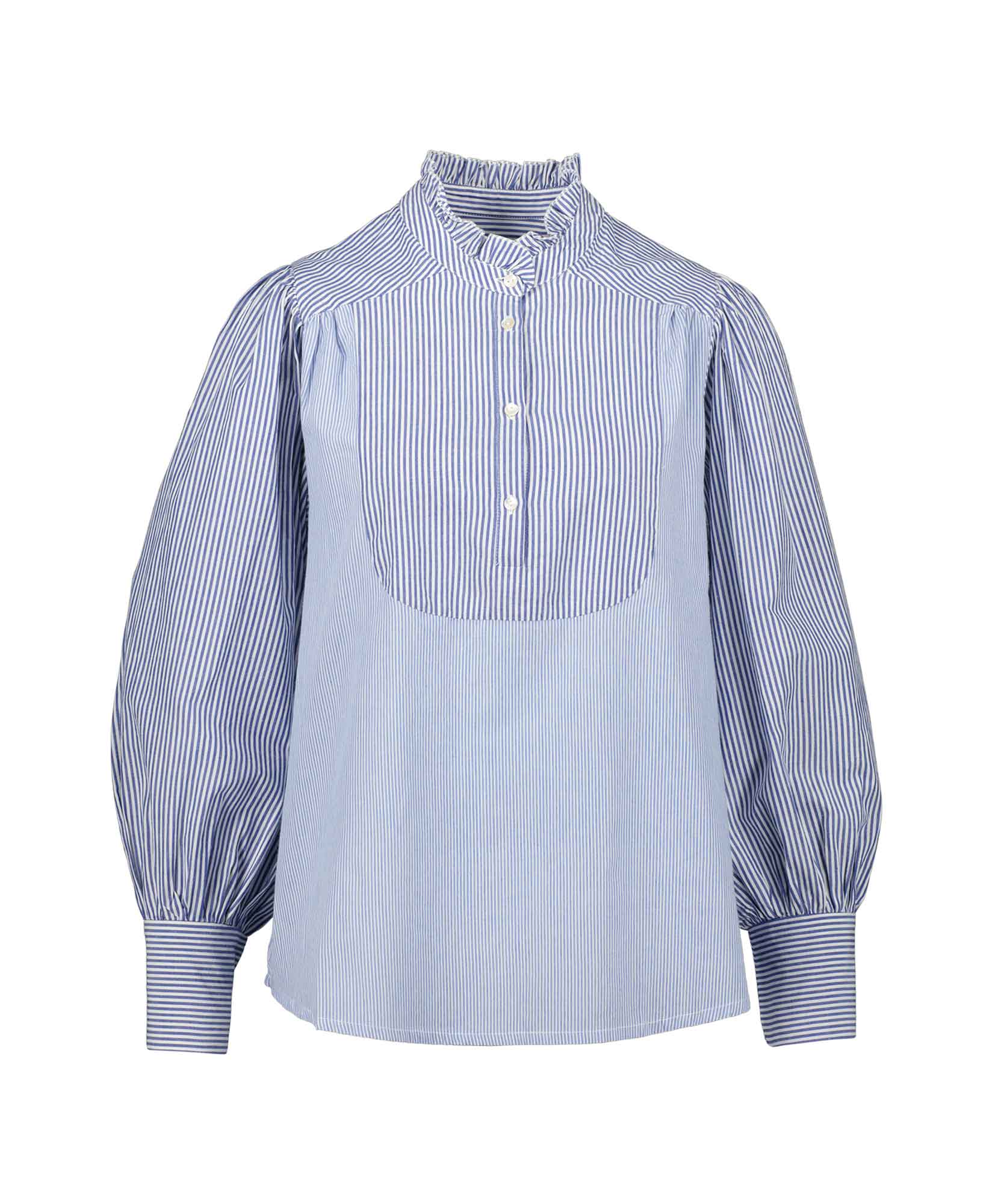 Antik Batik Blouse Popy Blouse Blauw