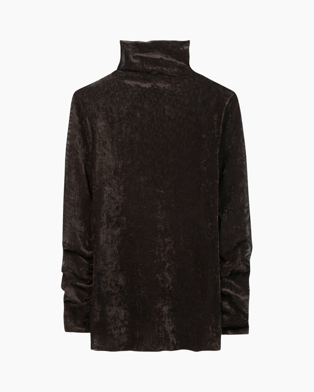 turtleneck, bovenstuk, velvet, donker, lang-sleeve