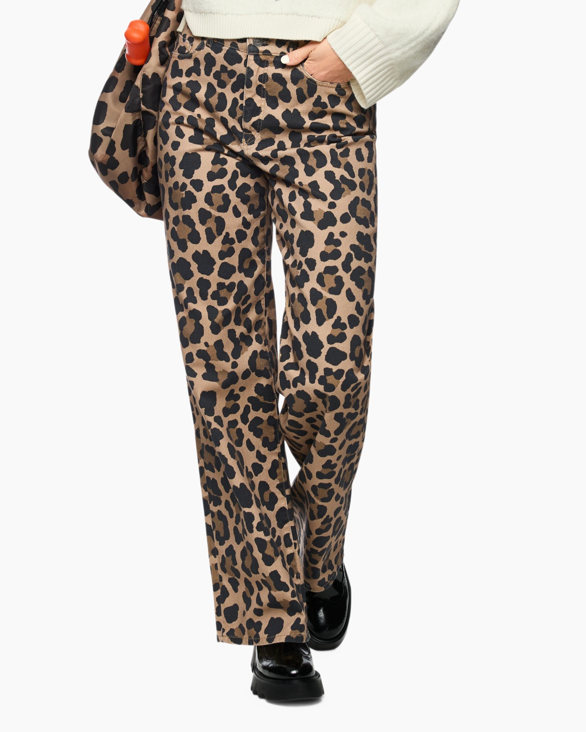 Jeans Zs 82.18 D12 Bruin dessin