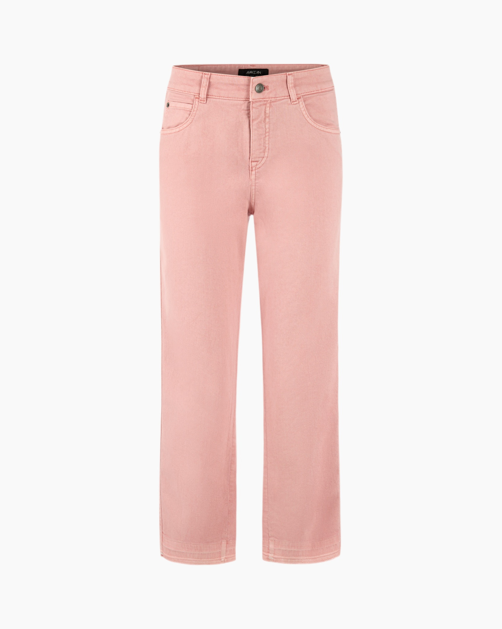 broek, pantalon, roze, denim, rechtloams