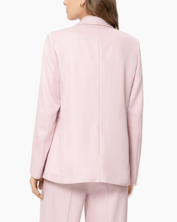 blazer, kostuum, roze, kleur: roze, revers?