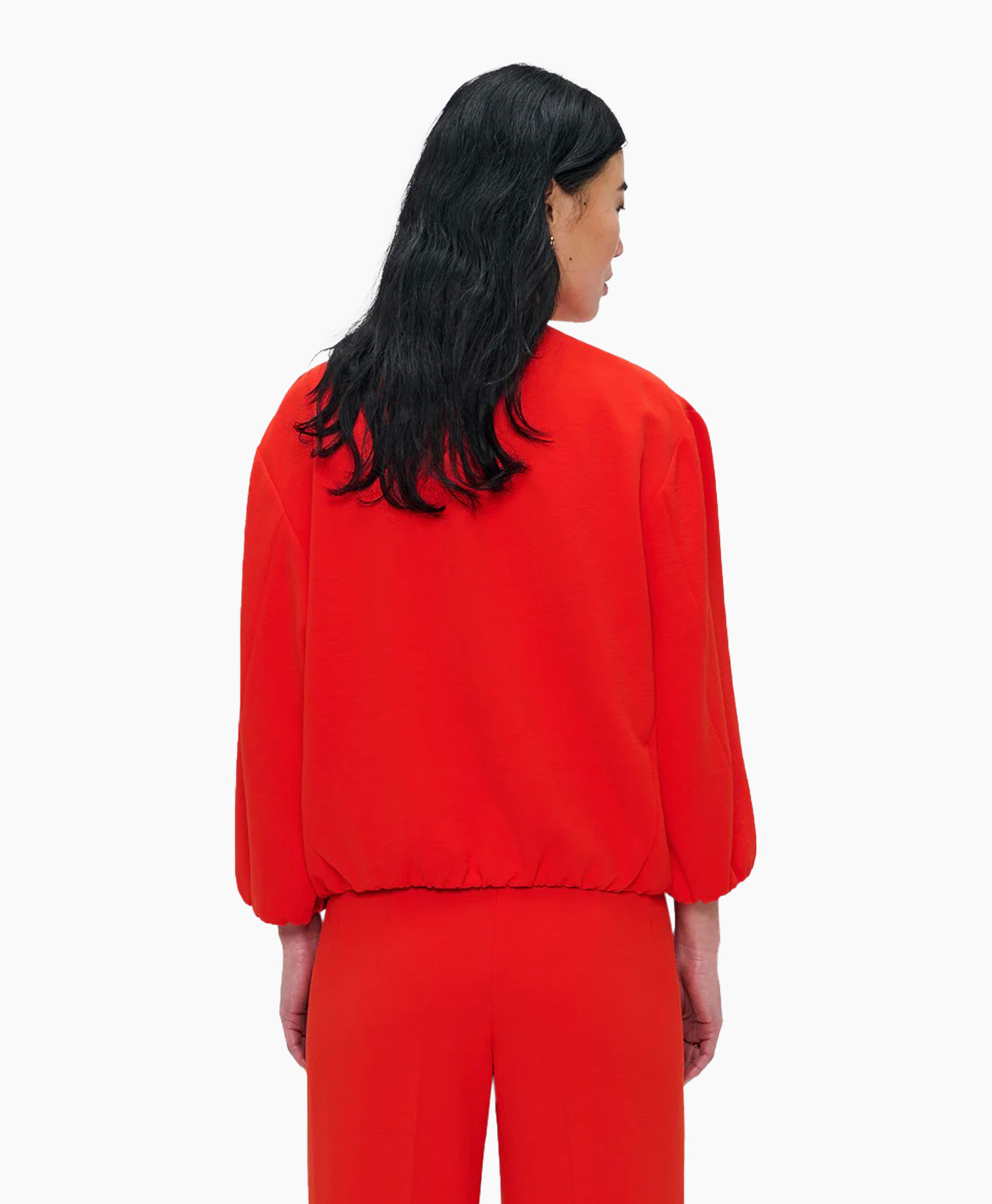 Blazer Pofmouw Rood