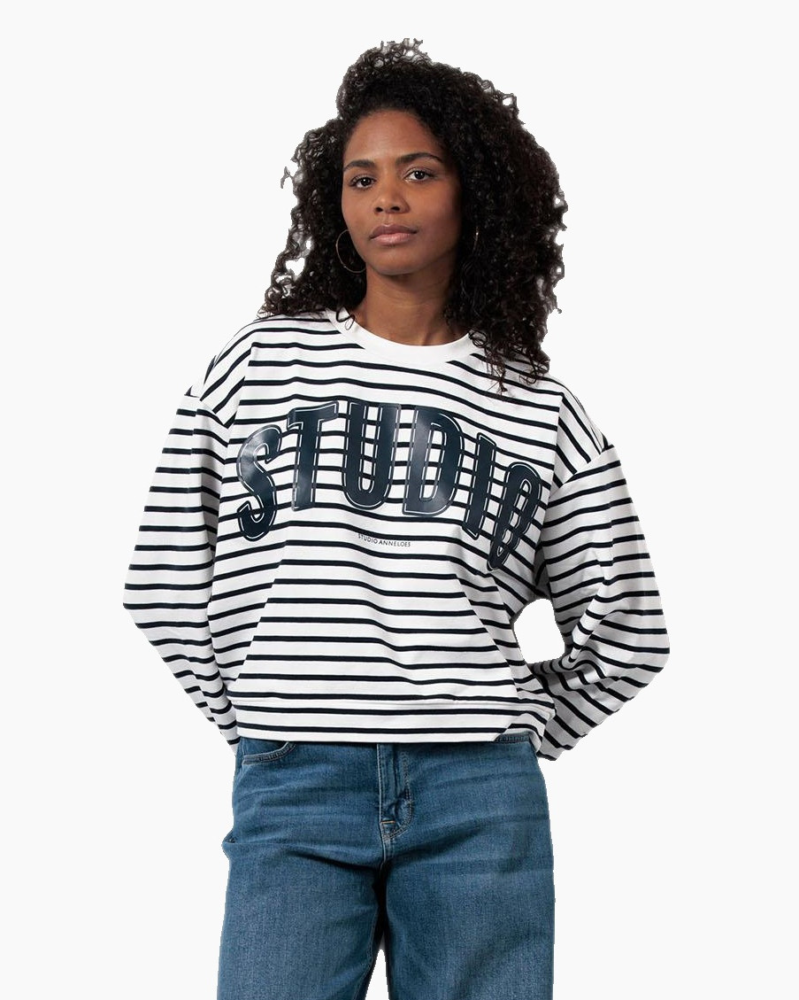 Pullover Puck Sweater Donker Blauw