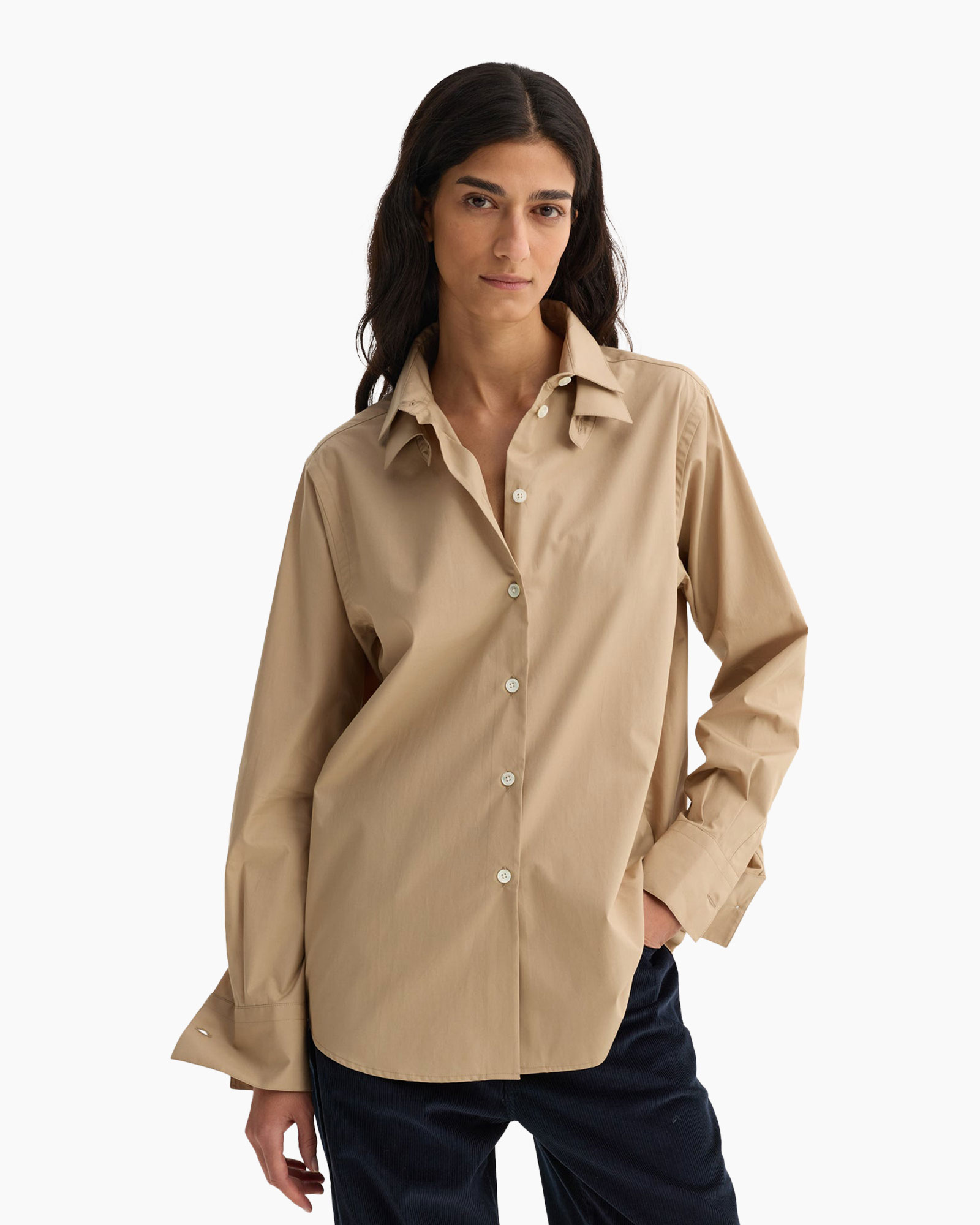 Clothing, Shirt, Blouse, Dress Shirt, Long Sleeve
