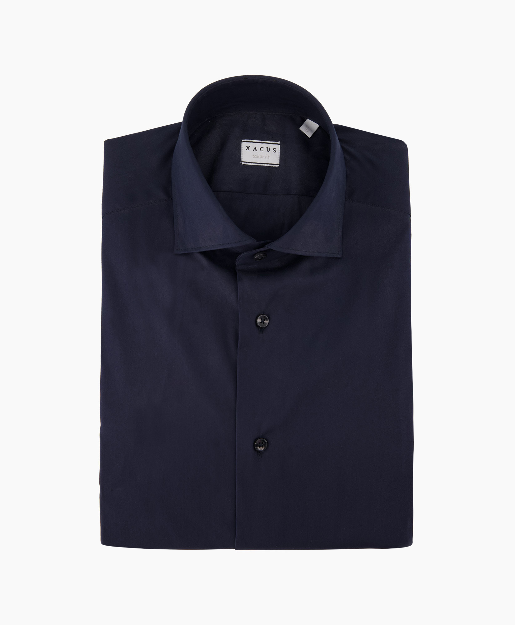 Xacus Overhemd 16125/558 Tailor Donker Blauw